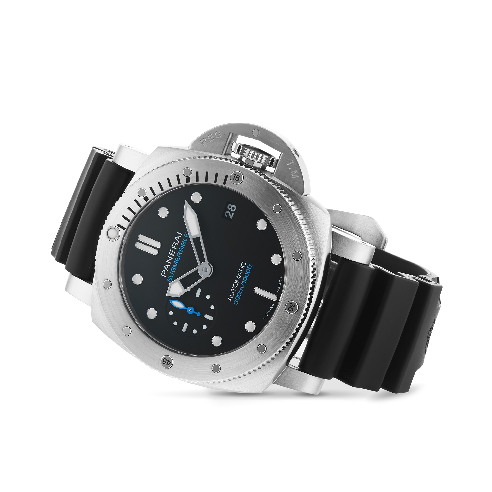 Panerai Submersible PAM02973 Automatic Diver - 42mm Stainless Steel Black Dial - Image 4