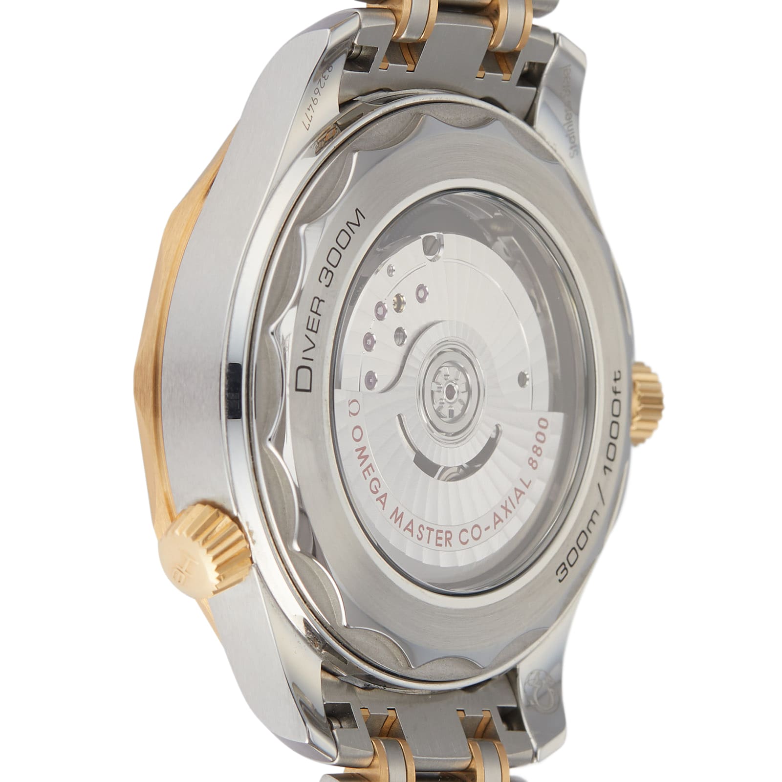 Omega Seamaster Diver 300M 42mm Automatic Black Dial Steel & Gold Watch - Image 4