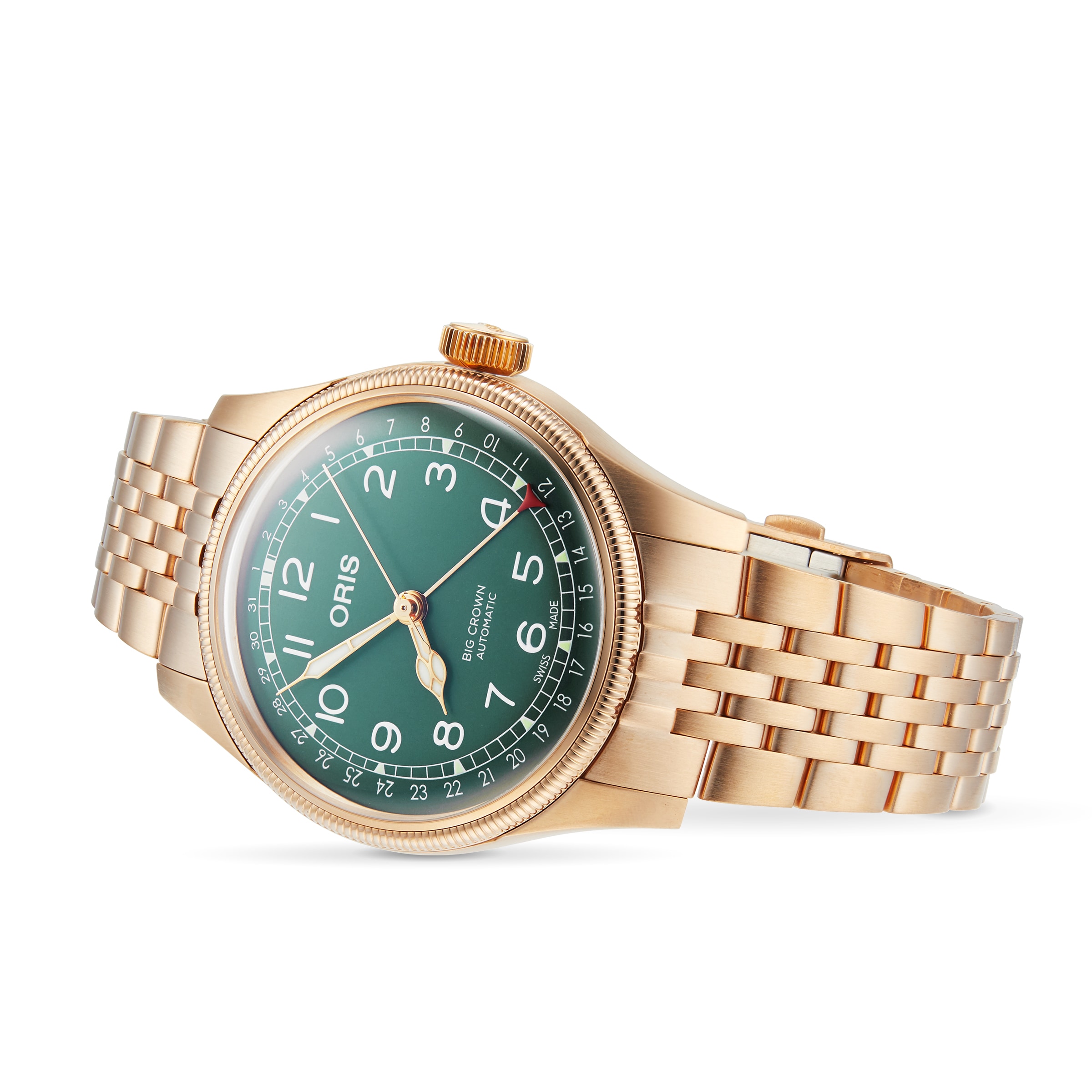 Oris Big Crown Bronze Automatic Green Watch - 40mm Case | Replica - Image 4