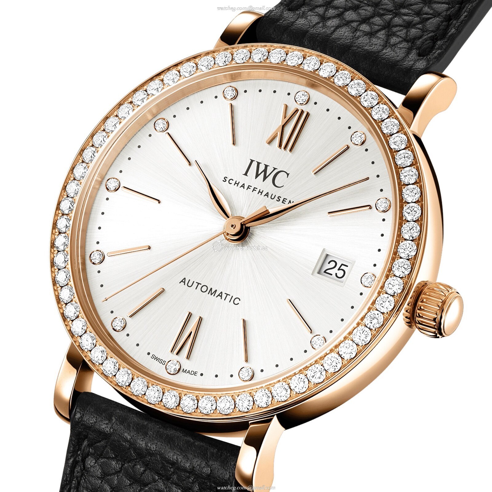 IWC Portofino IW658603 37mm Rose Gold Automatic Silver Dial Replica - Image 2