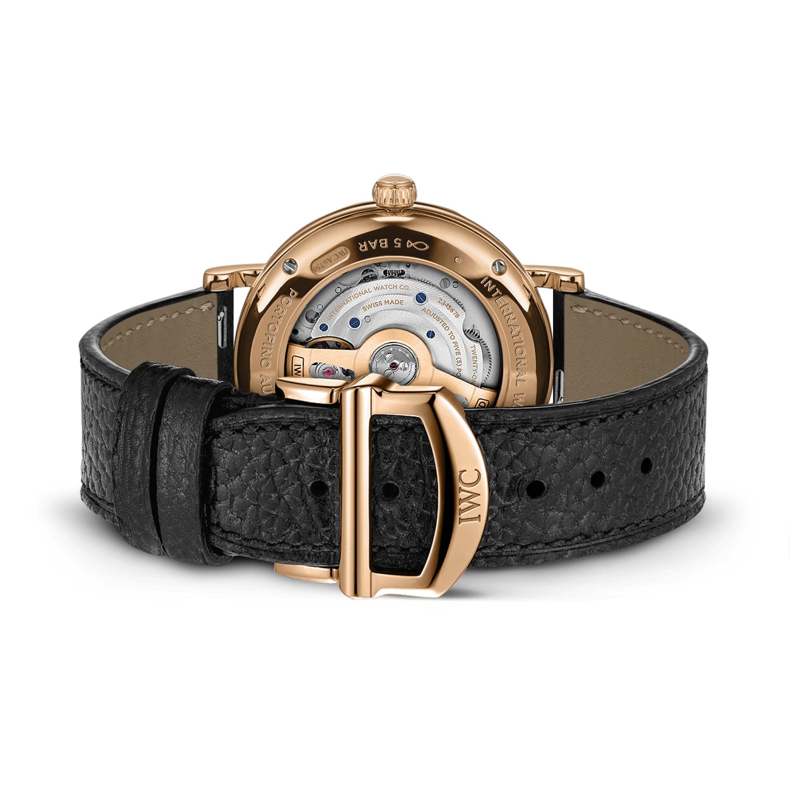 IWC Portofino IW658603 37mm Rose Gold Automatic Silver Dial Replica - Image 4