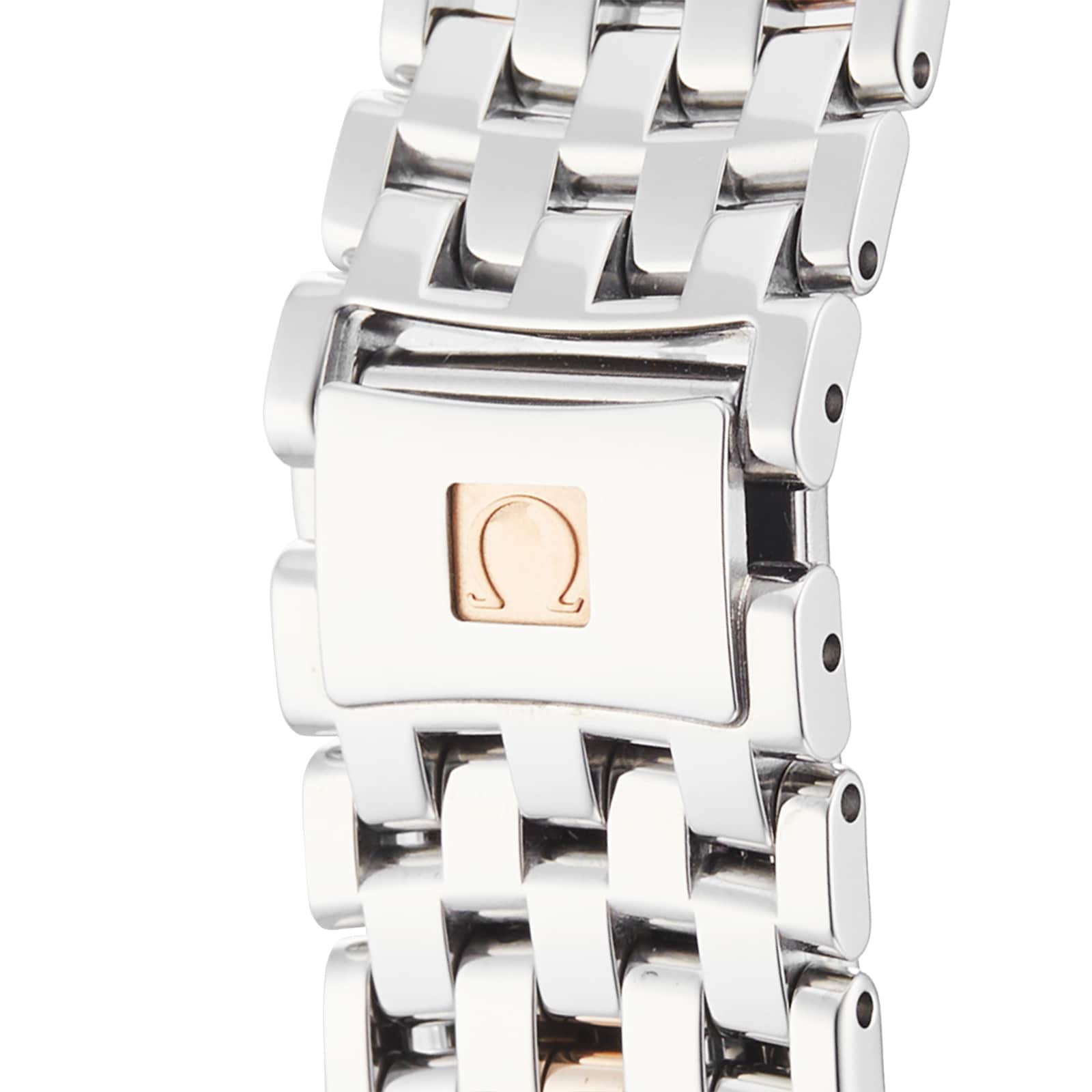 Omega De Ville Automatic Watch | 40mm Stainless Steel & Rose Gold | Silver Dial - Image 3