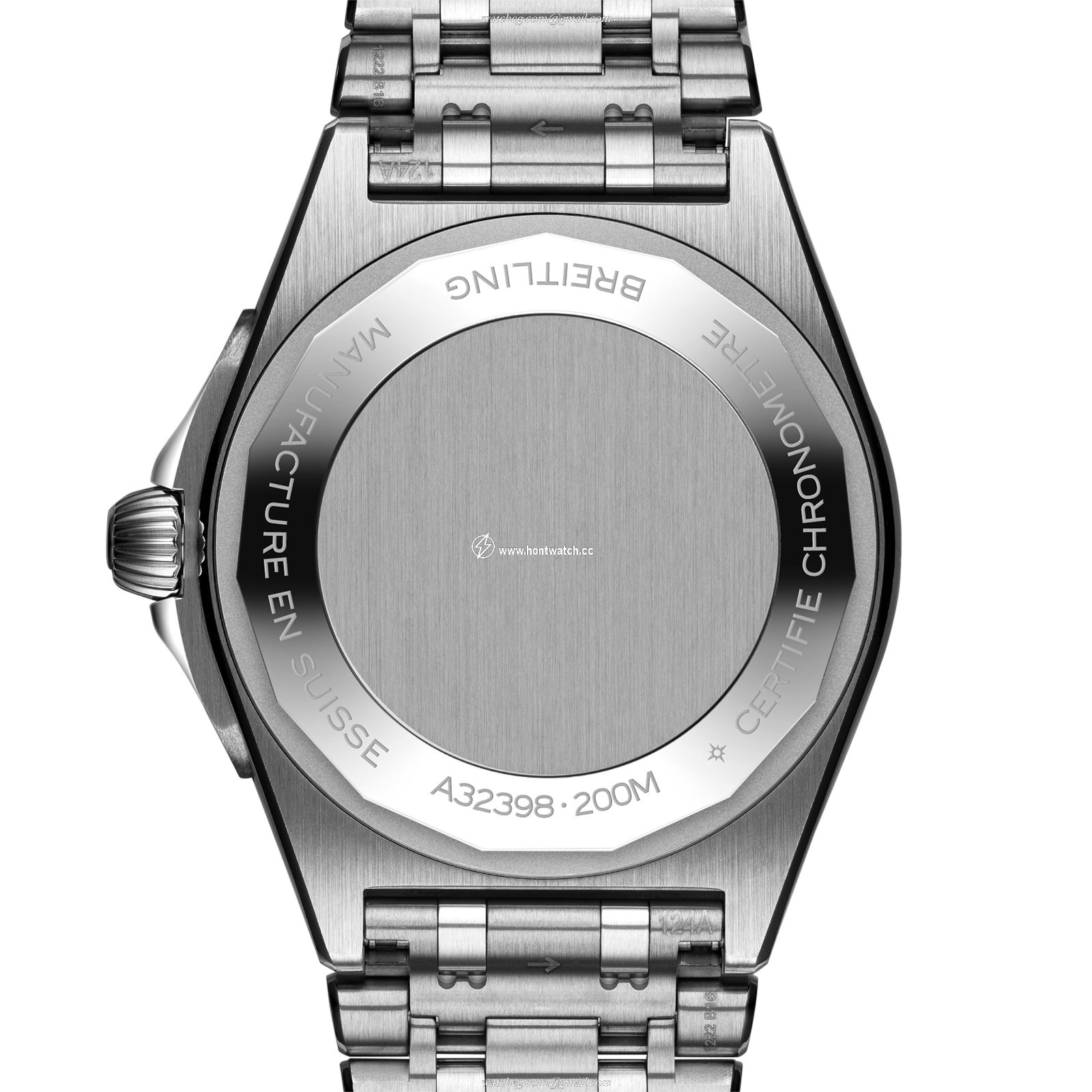 Breitling Chronomat Automatic GMT 40mm Grey Dial Stainless Steel Watch - Image 2