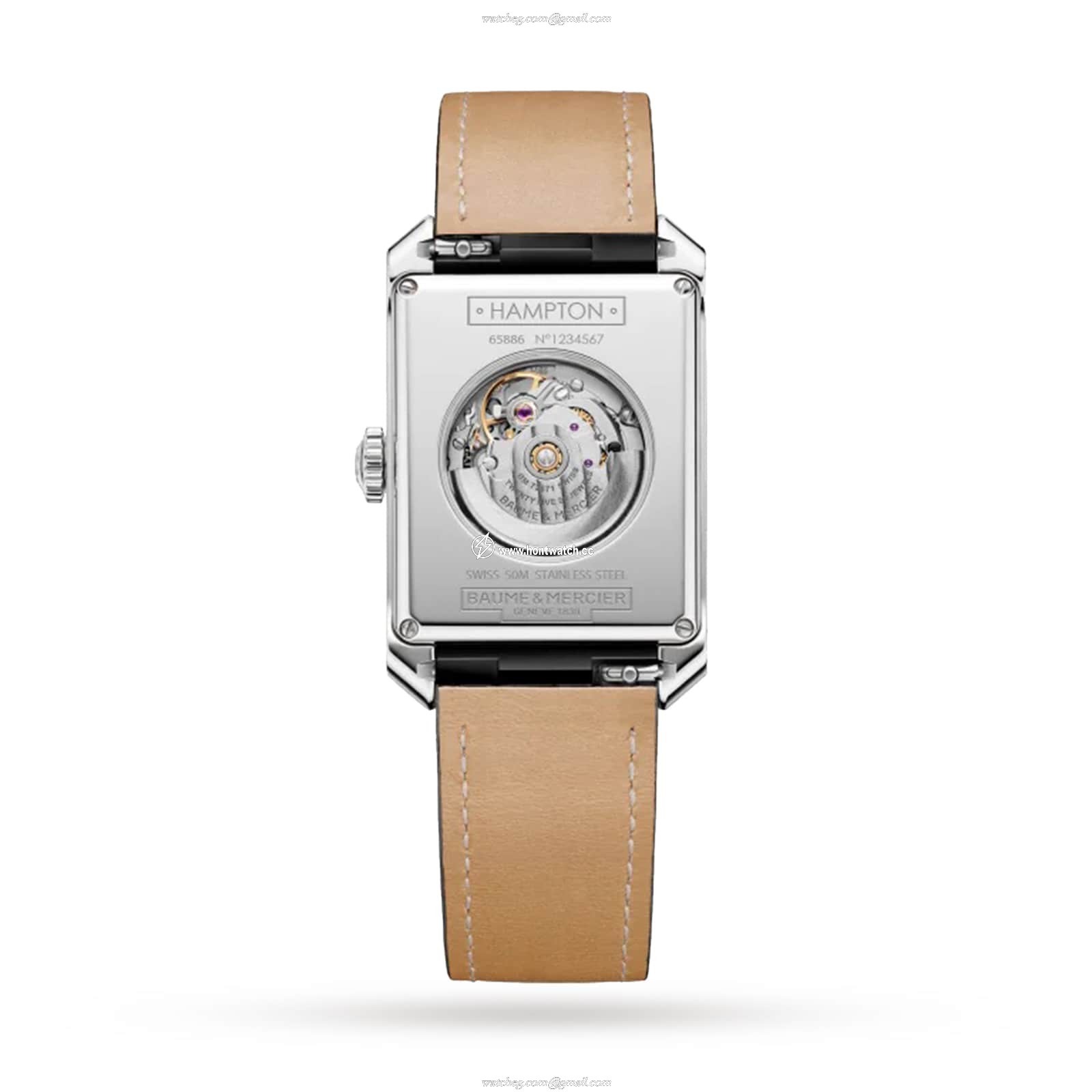 Baume & Mercier Hampton Automatic Watch - Silver Dial & Stainless Steel - Image 2