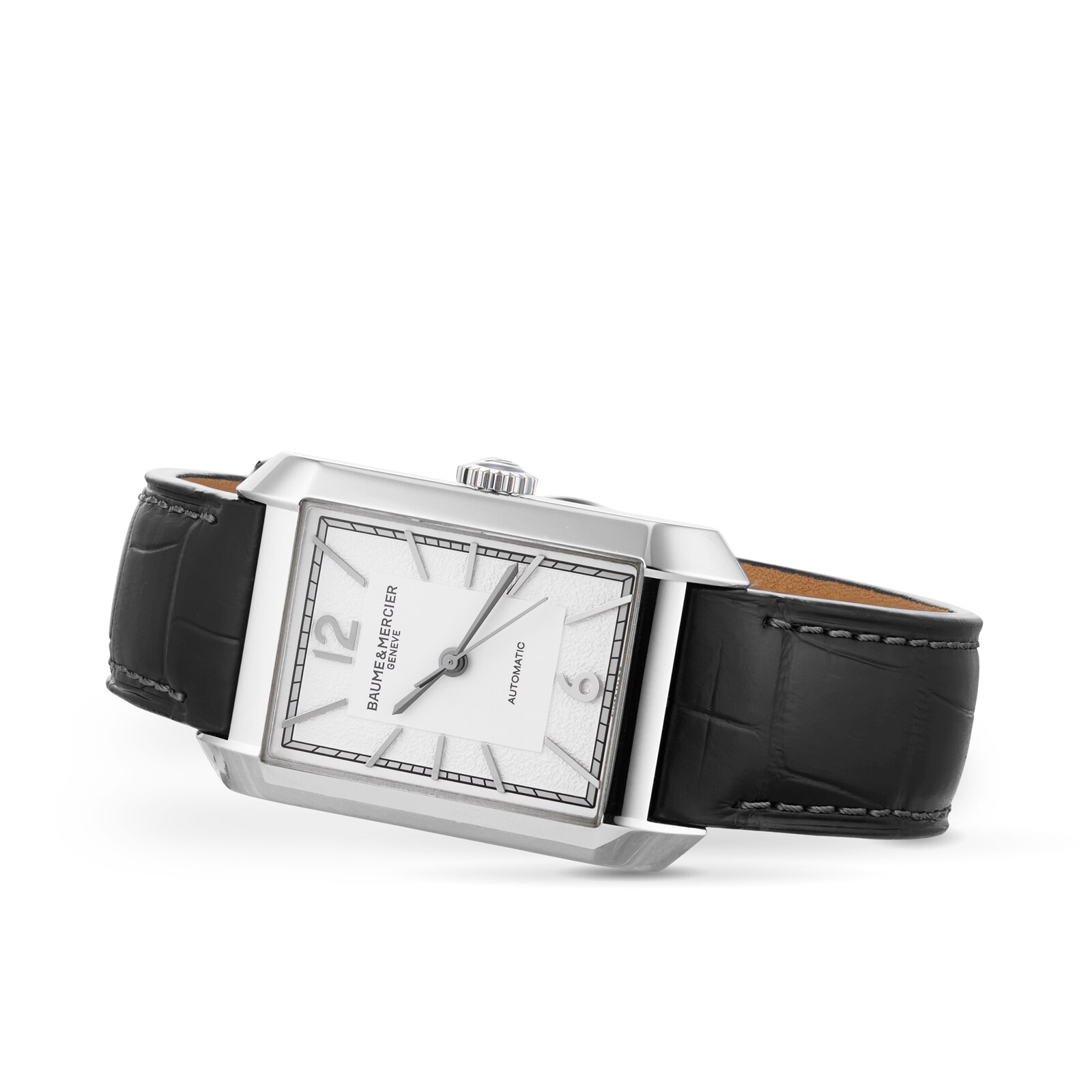 Baume & Mercier Hampton Automatic Watch - Silver Dial & Stainless Steel - Image 3