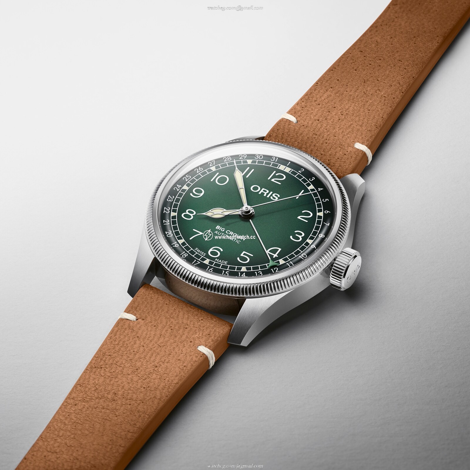 Oris Big Crown ProPilot Automatic Green Dial 38mm Stainless Steel Watch - Image 2
