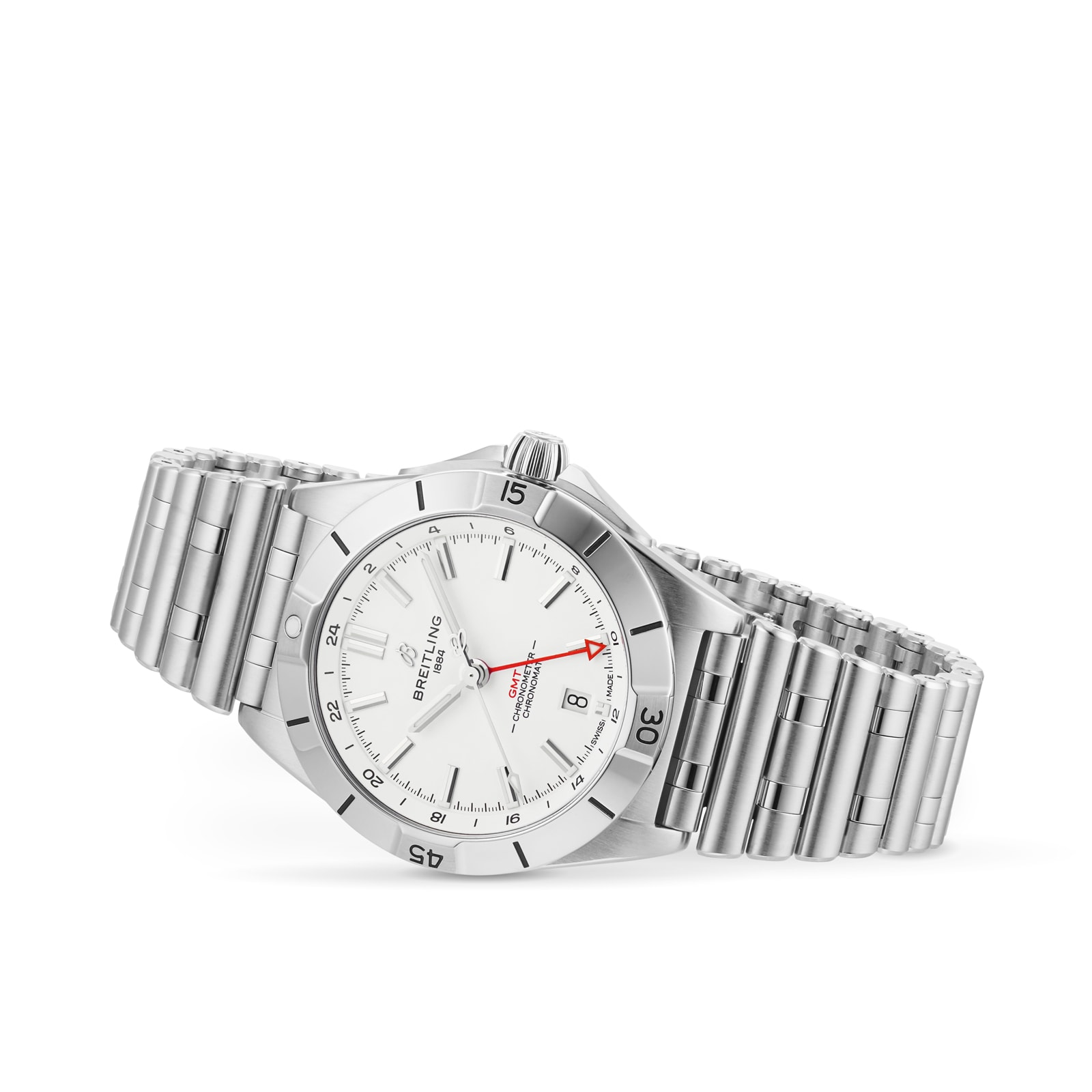 Breitling Chronomat A32398101A1A1 | 40mm Silver Dial | Automatic GMT Watch - Image 3