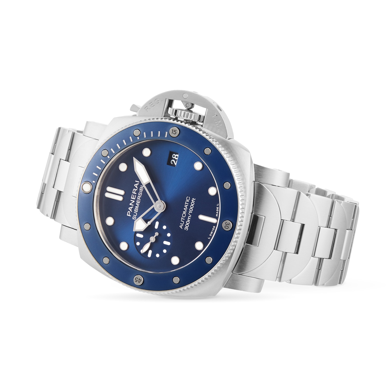 Panerai Submersible PAM02068 - 42mm Blue Dial Automatic Watch - 300m Water Resistant - Image 3