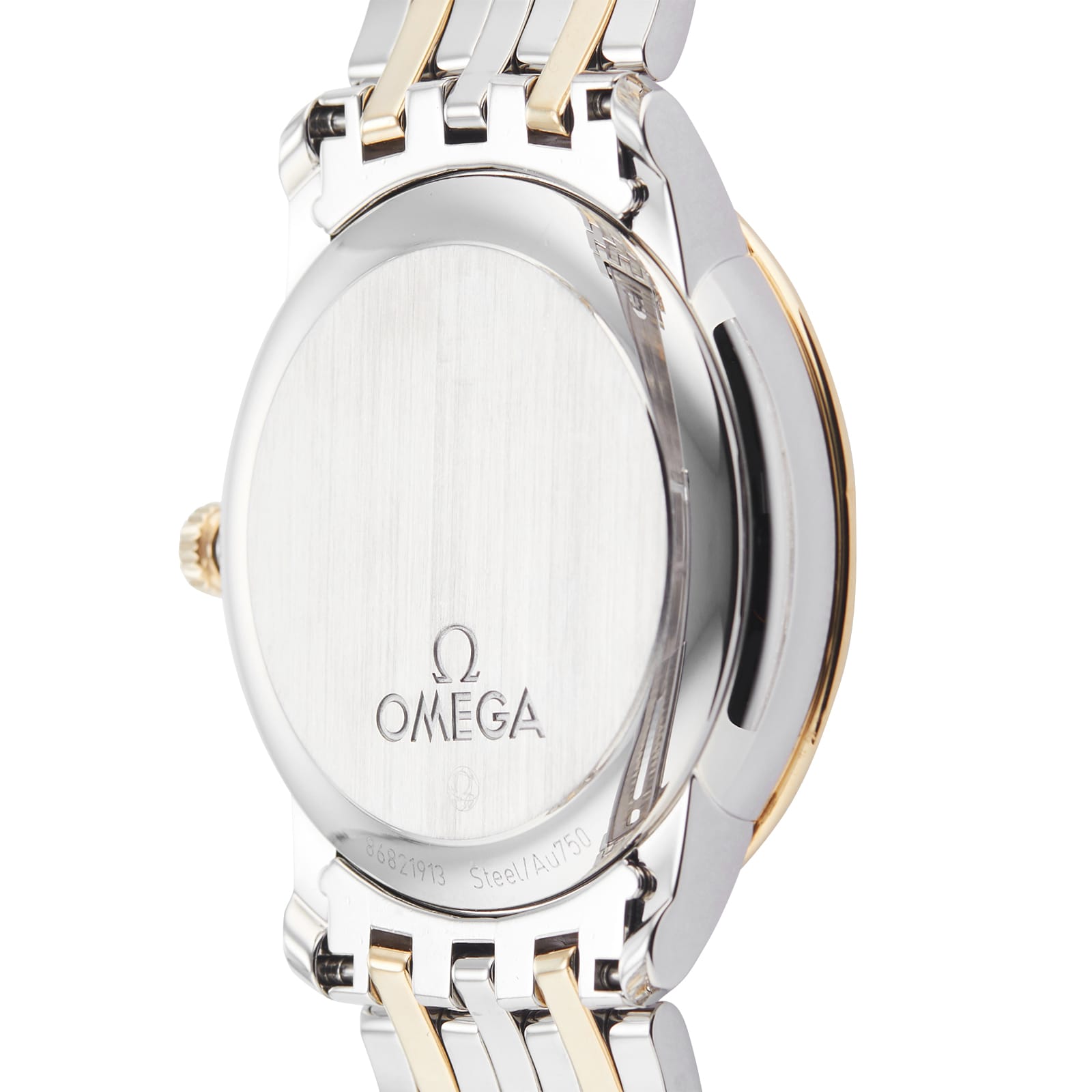Omega De Ville Prestige Automatic Watch - 37mm Blue Dial - Stainless Steel & Gold - Image 4