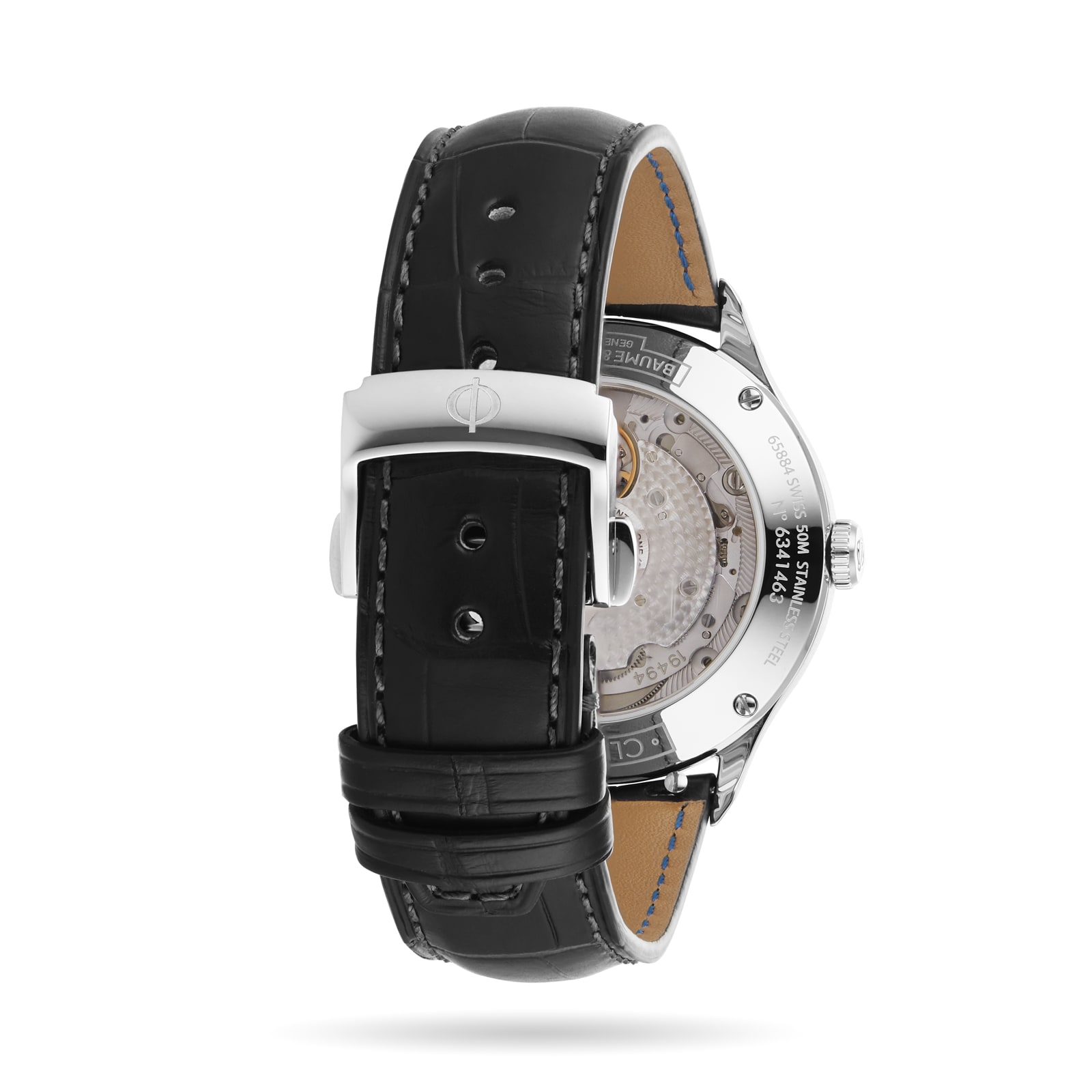 Baume & Mercier Clifton Automatic Watch - 40mm Stainless Steel White Dial - Image 4