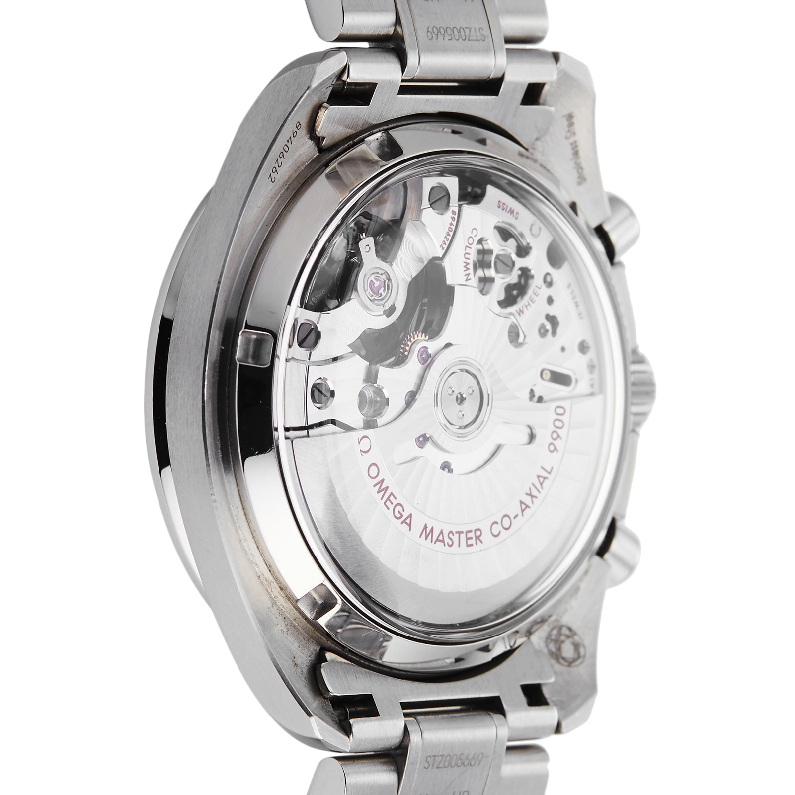 Omega Speedmaster 44mm Automatic Chronograph - White Dial Stainless Steel - Image 4