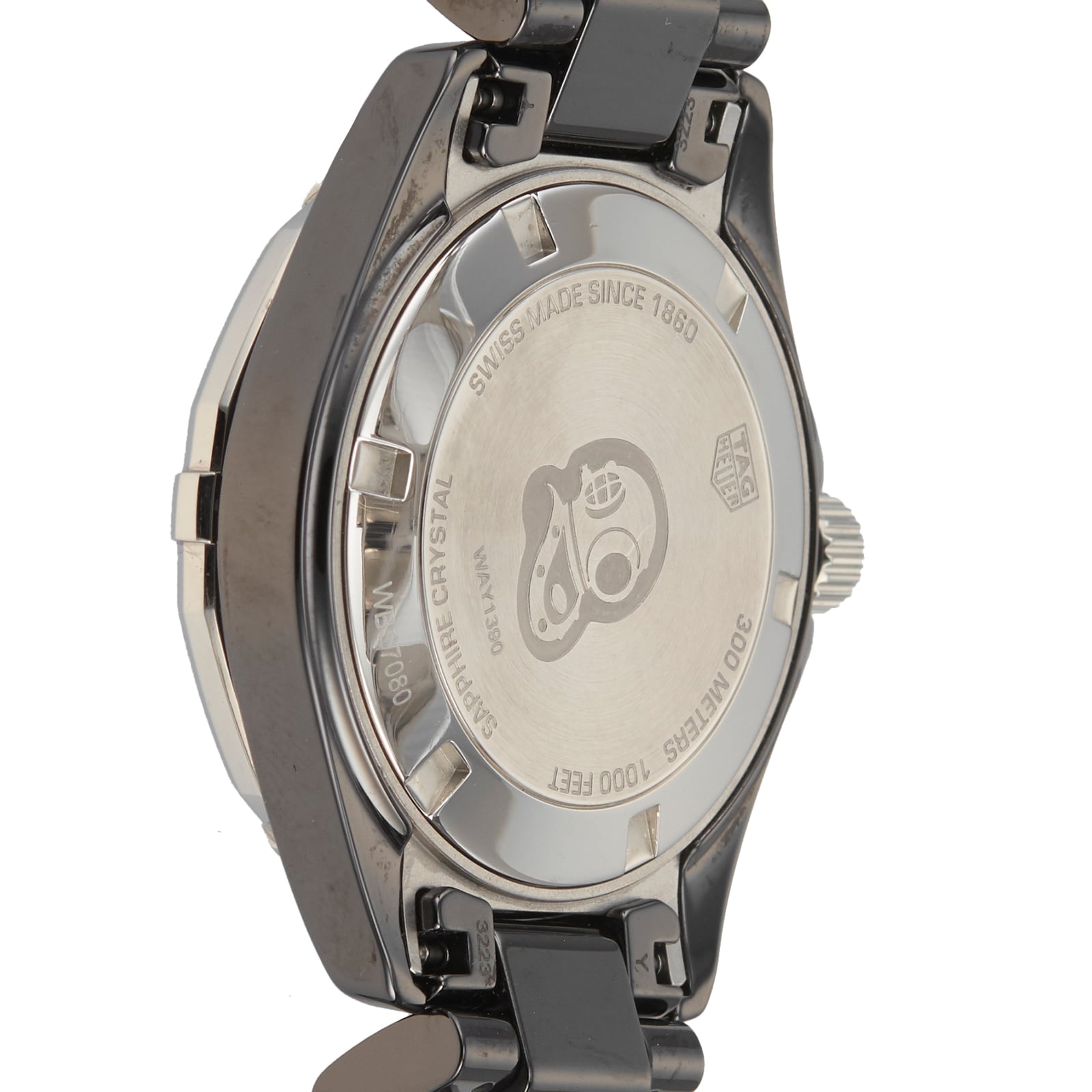 TAG Heuer Aquaracer WAY1390.BH0716 | 35mm Ceramic Quartz Watch | Black Dial - Image 4