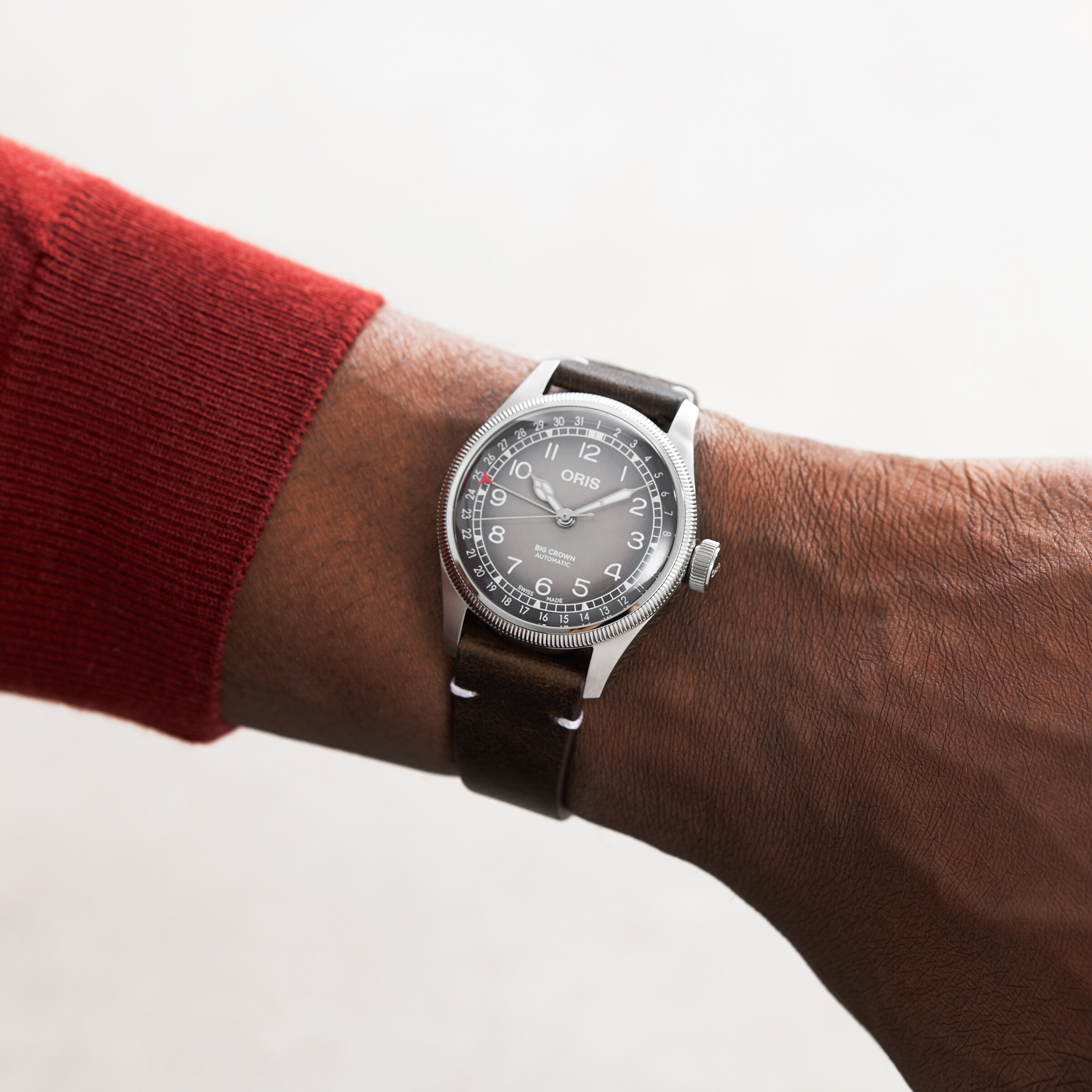 Oris Big Crown ProPilot 38mm Automatic Grey Dial - Stainless Steel Watch - Image 3