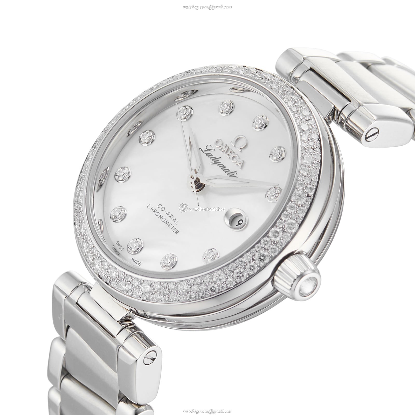 Omega De Ville 425.35.34.20.55.002 | 34mm Automatic | Mother of Pearl & Diamond Dial - Image 2