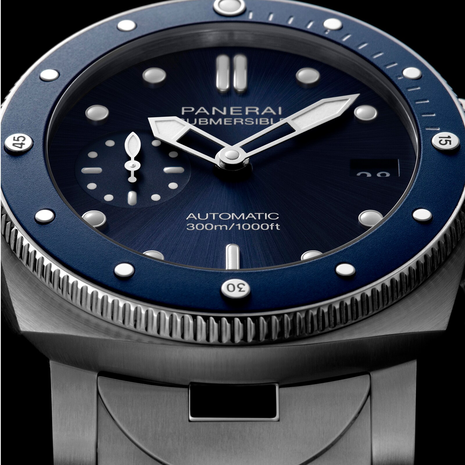 Panerai Submersible PAM01068 - 42mm Blue Automatic Watch - 300M Water Resistant - Image 3