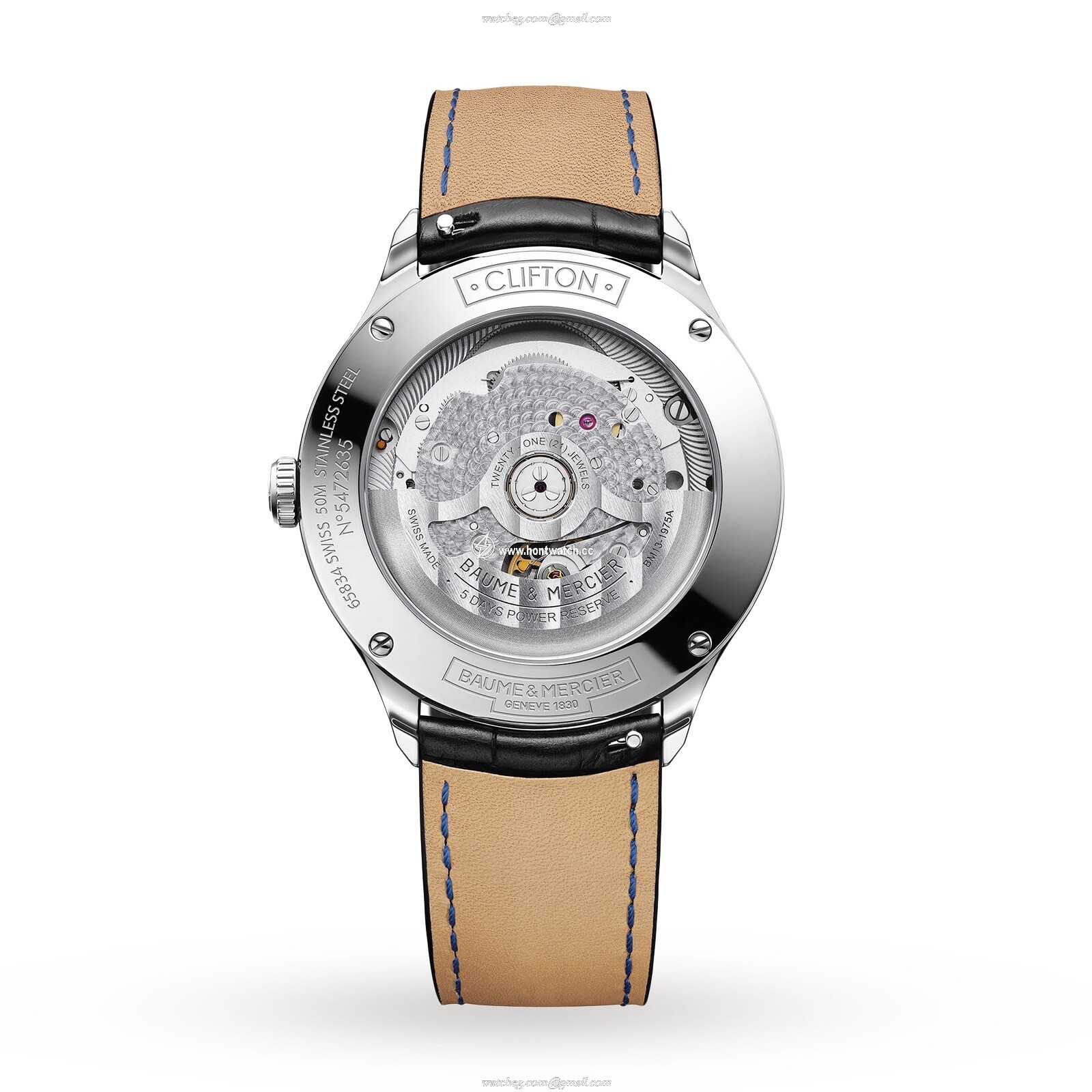 Baume & Mercier Clifton Automatic Blue Dial Watch - 42mm Stainless Steel - Image 2