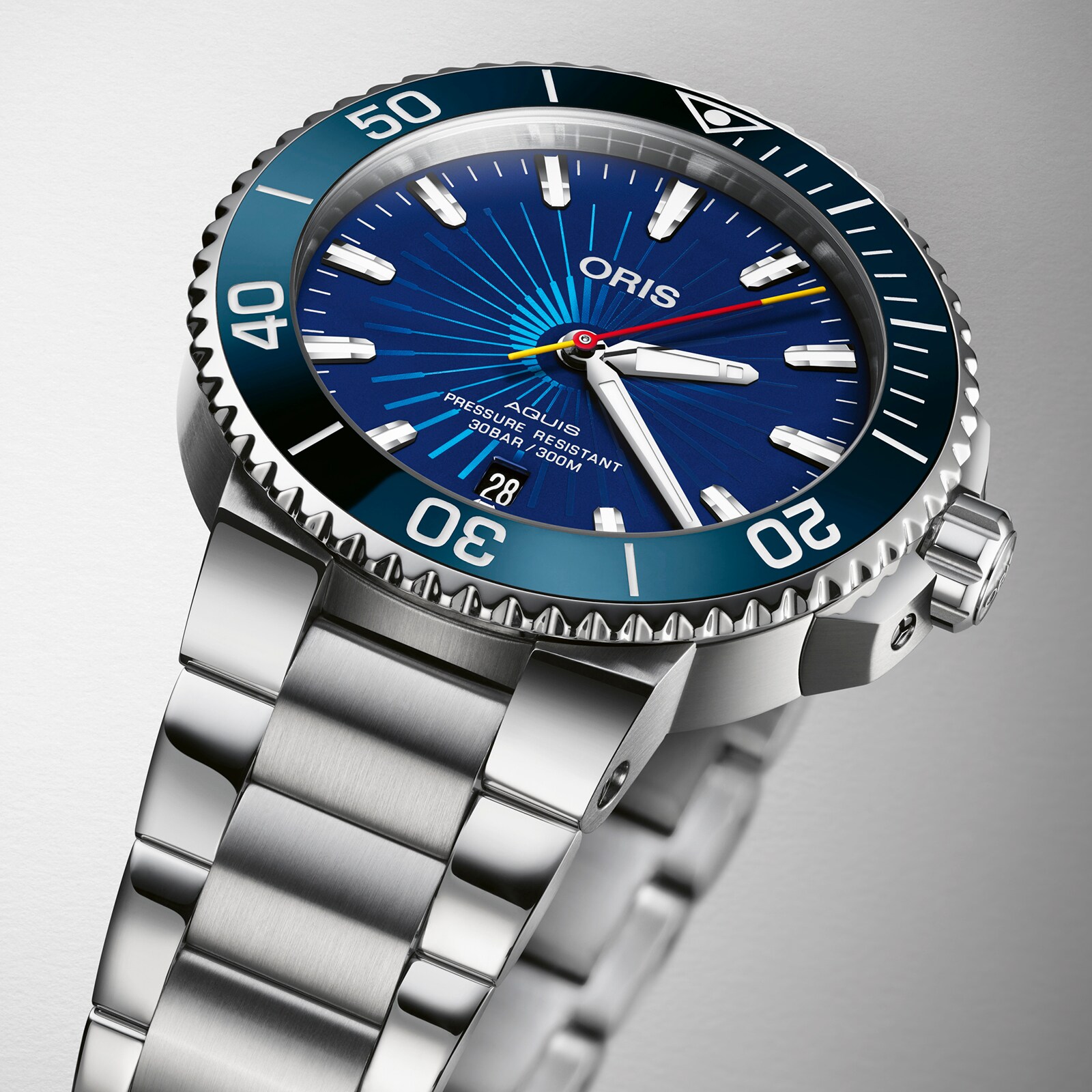 Oris Aquis Automatic Blue Dial 42mm Stainless Steel Replica Watch - Image 4