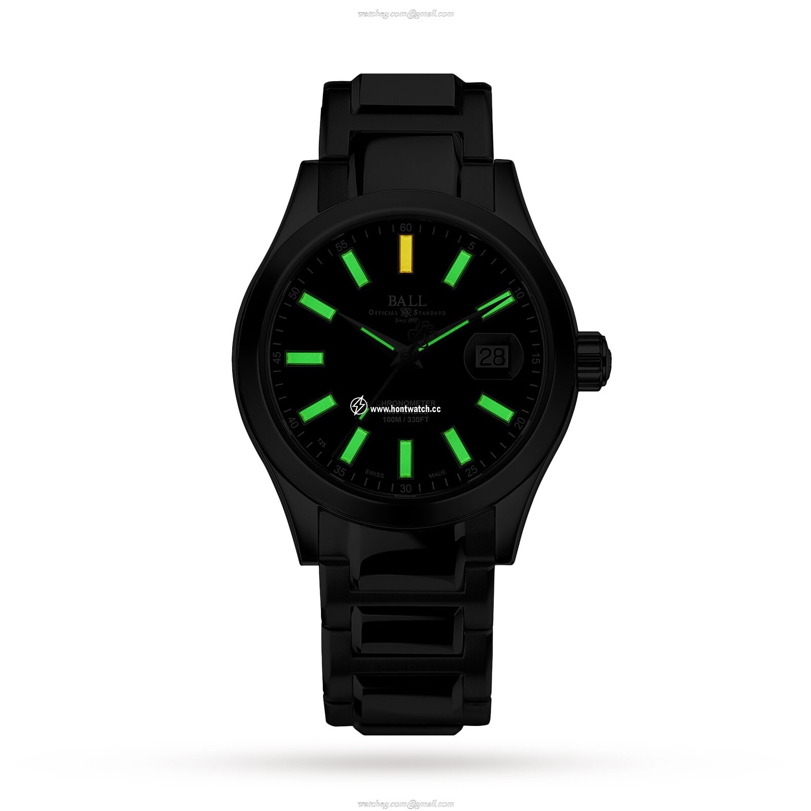 BALL Engineer III NM9026C Automatic Watch - 40mm Black Dial | Stainless Steel - Image 2