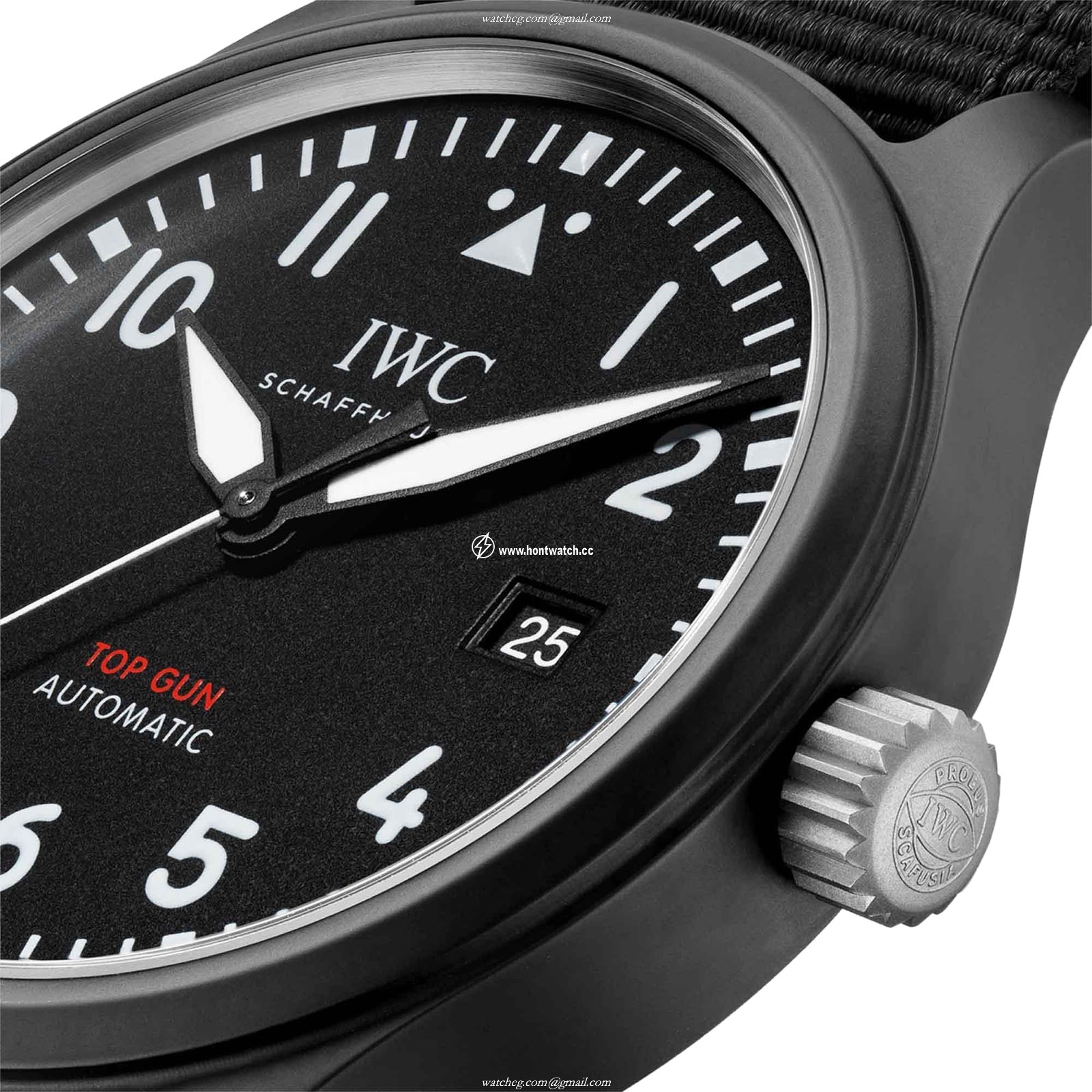 IWC Pilot IW326906 Ceramic Automatic Black Watch - 41mm | Replica - Image 2