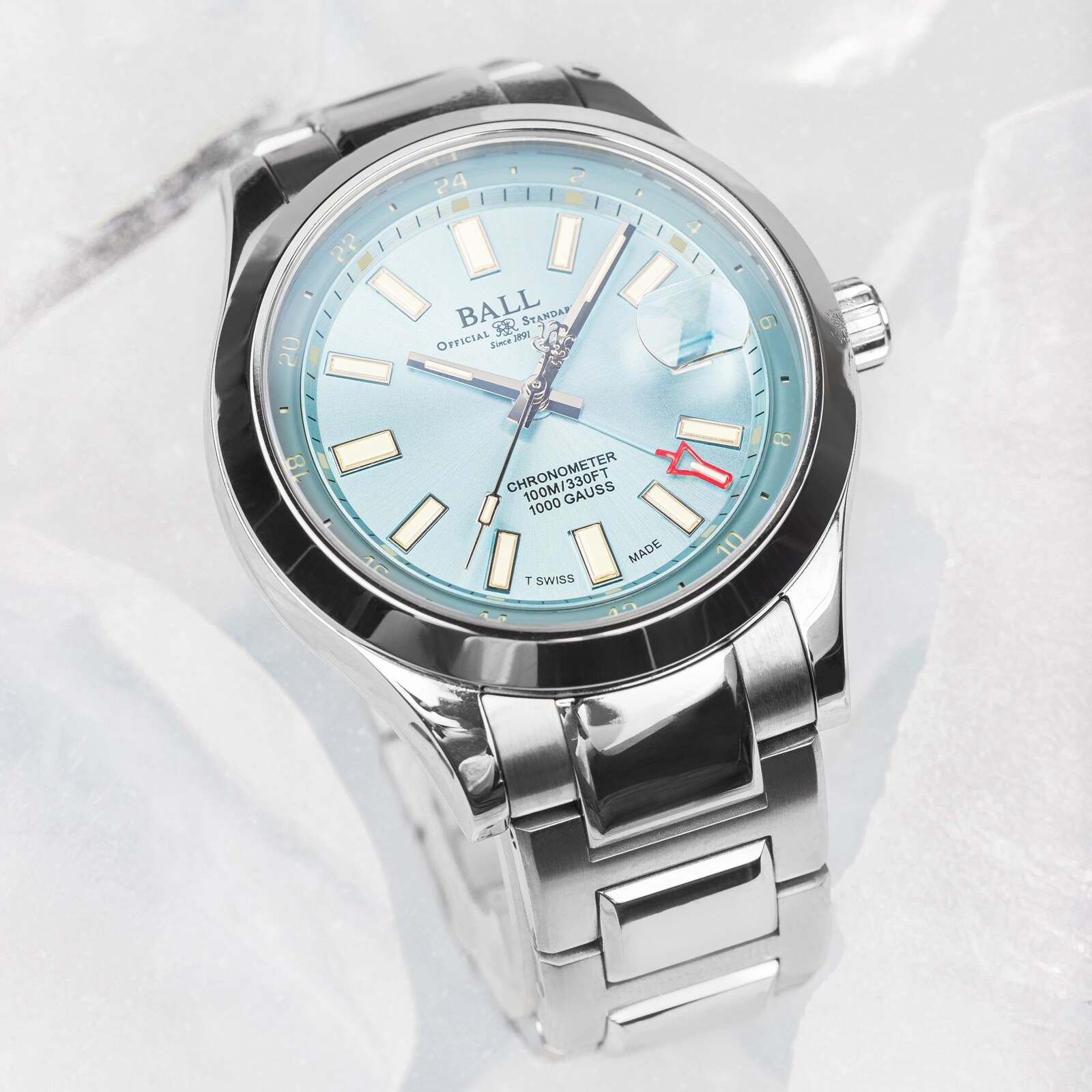 BALL Engineer III GM9100C-S2C-IBE | 41mm Automatic Blue Dial | Stainless Steel - Image 3