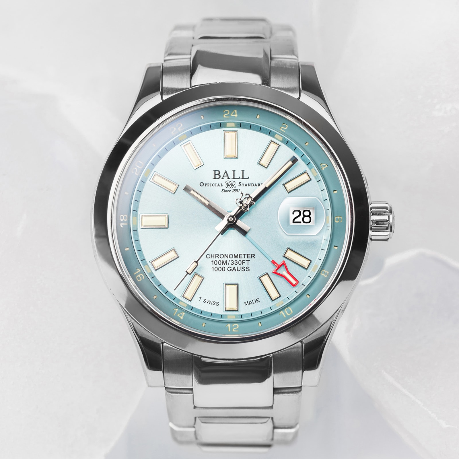 BALL Engineer III GM9100C-S2C-IBE | 41mm Automatic Blue Dial | Stainless Steel - Image 4