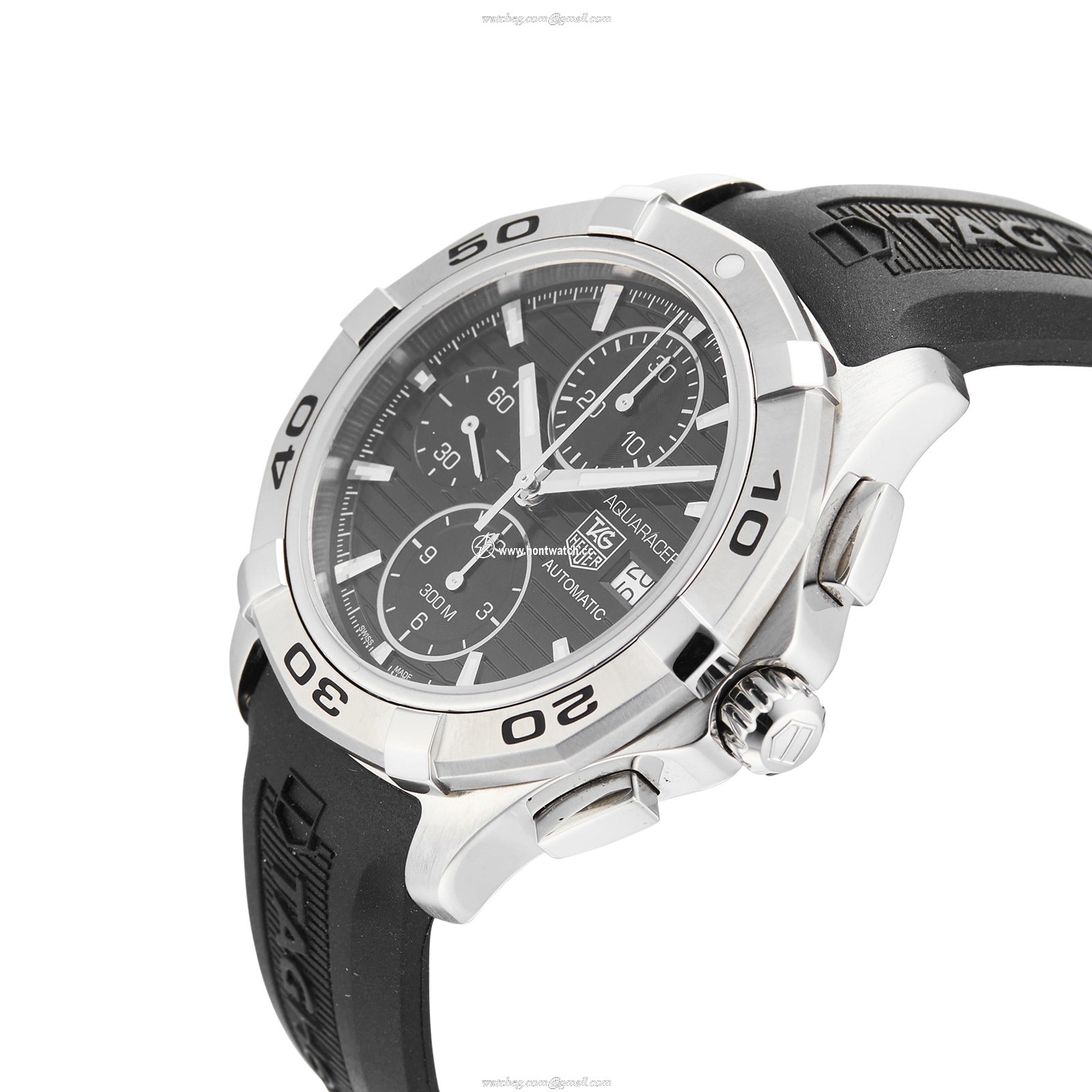 Pre-Owned TAG Heuer Aquaracer Automatic | 44mm Black Dial | 300M Water Resistant - Image 2