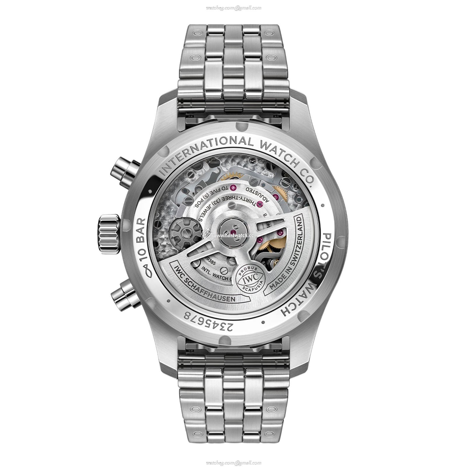 IWC Pilot IW388113 Automatic Watch - 41mm Stainless Steel - Black Dial - Image 2