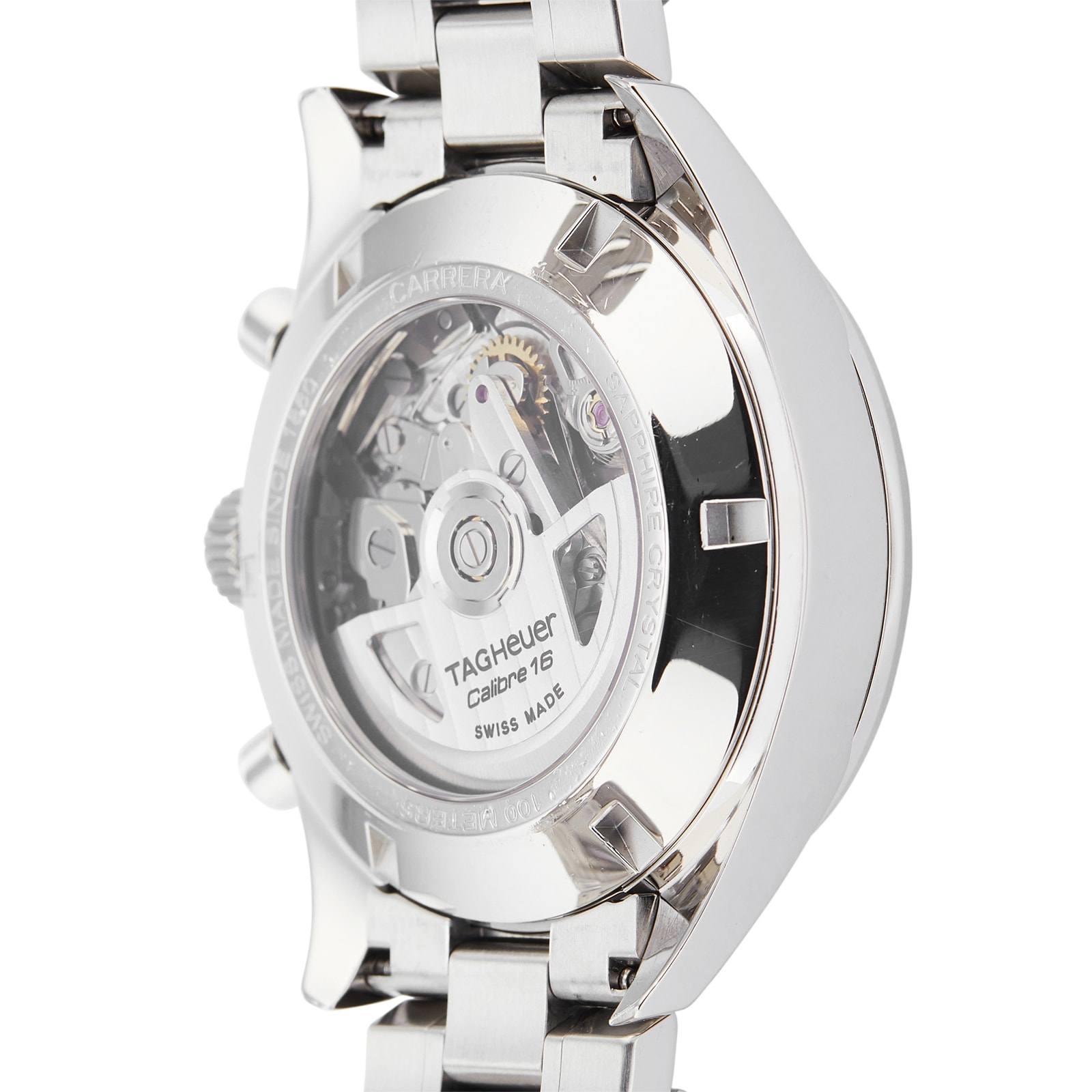 TAG Heuer Carrera CAS2110.BA0730 Automatic Chronograph - 41mm Black Dial - Image 4