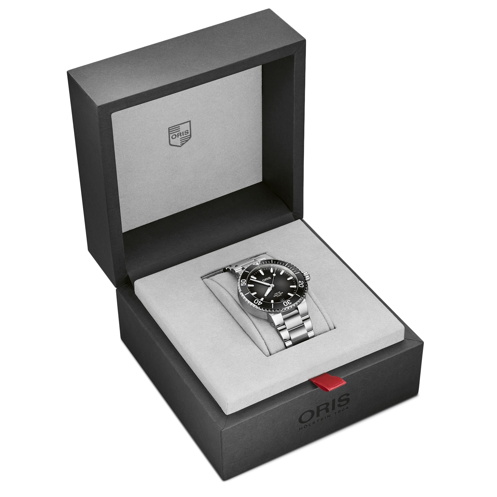 Oris Diving Automatic Watch - Black Dial 41.5mm - Stainless Steel 300M - Image 4