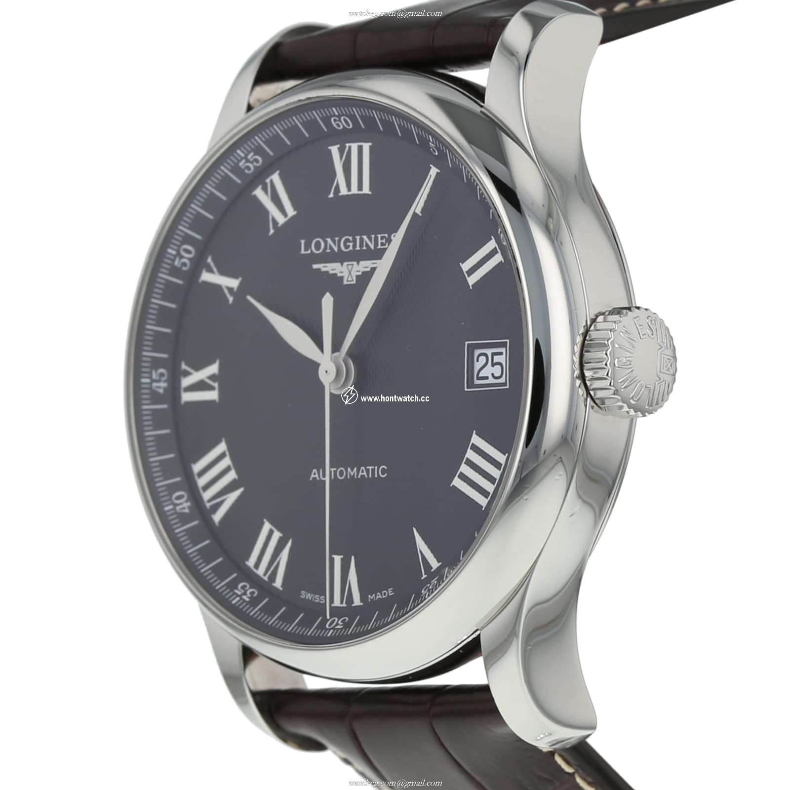 Longines Master Collection L2.689.4.51.8 | 47mm Automatic Watch - Black Dial - Image 2