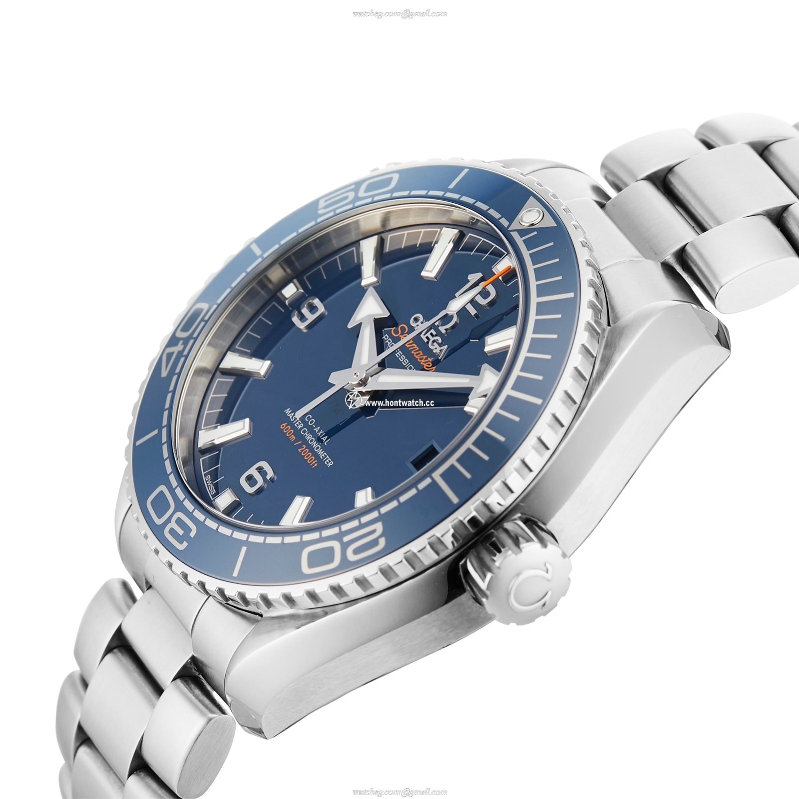 Pre-Owned Omega Planet Ocean 44mm Blue Dial Automatic Watch - 600m Water Resistant - Image 2