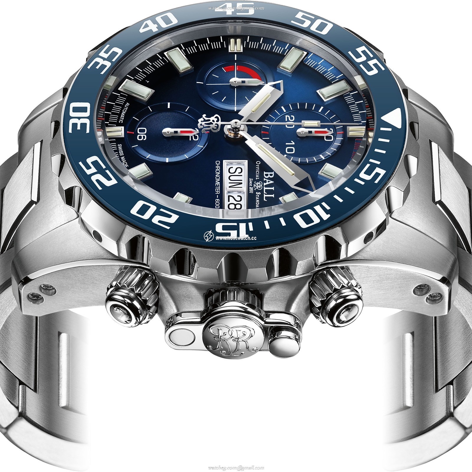 BALL Engineer Hydrocarbon DC3226A-S3C-BE | Titanium Automatic Blue Watch - Image 2