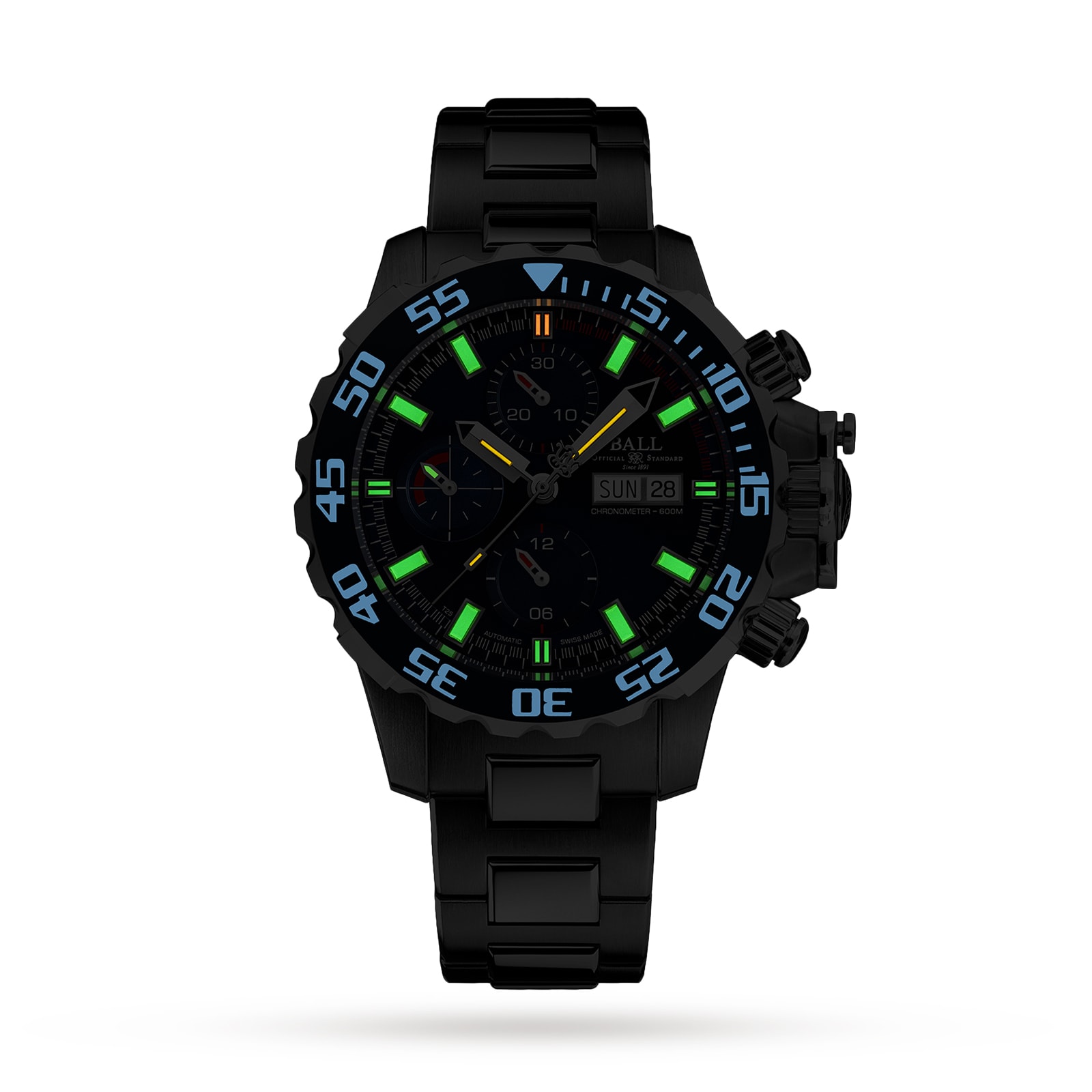 BALL Engineer Hydrocarbon DC3226A-S3C-BE | Titanium Automatic Blue Watch - Image 4