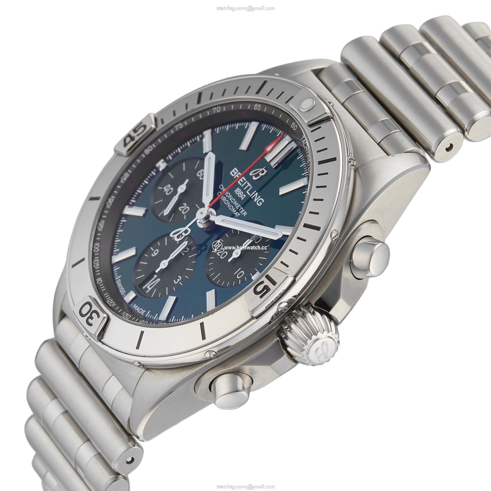 Breitling Chronomat AB0134101/L1A1 Automatic Green Dial 42mm Steel - Image 2