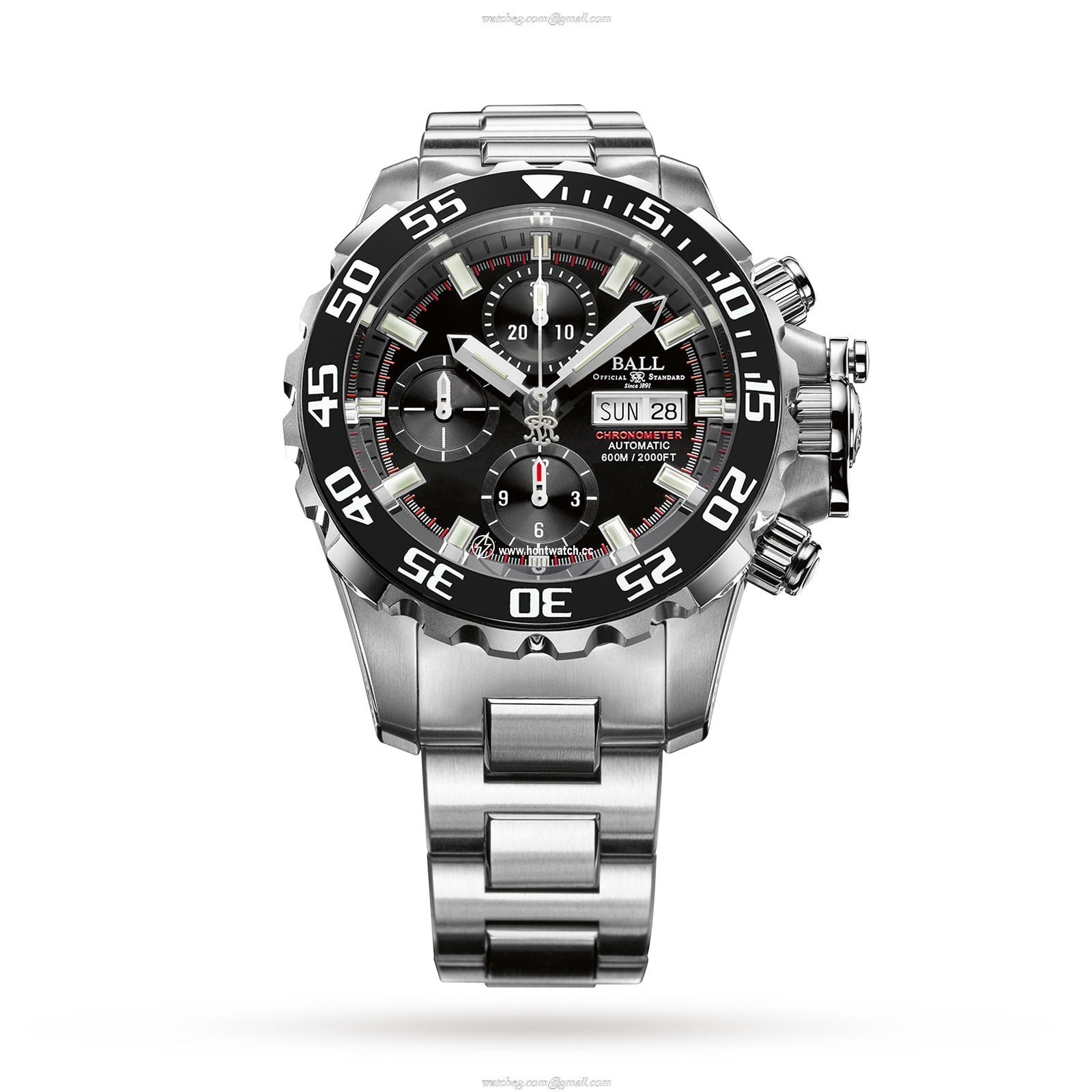 BALL Engineer Hydrocarbon DC3226A-S4C-BK | 42mm Titanium Automatic Watch - Image 2
