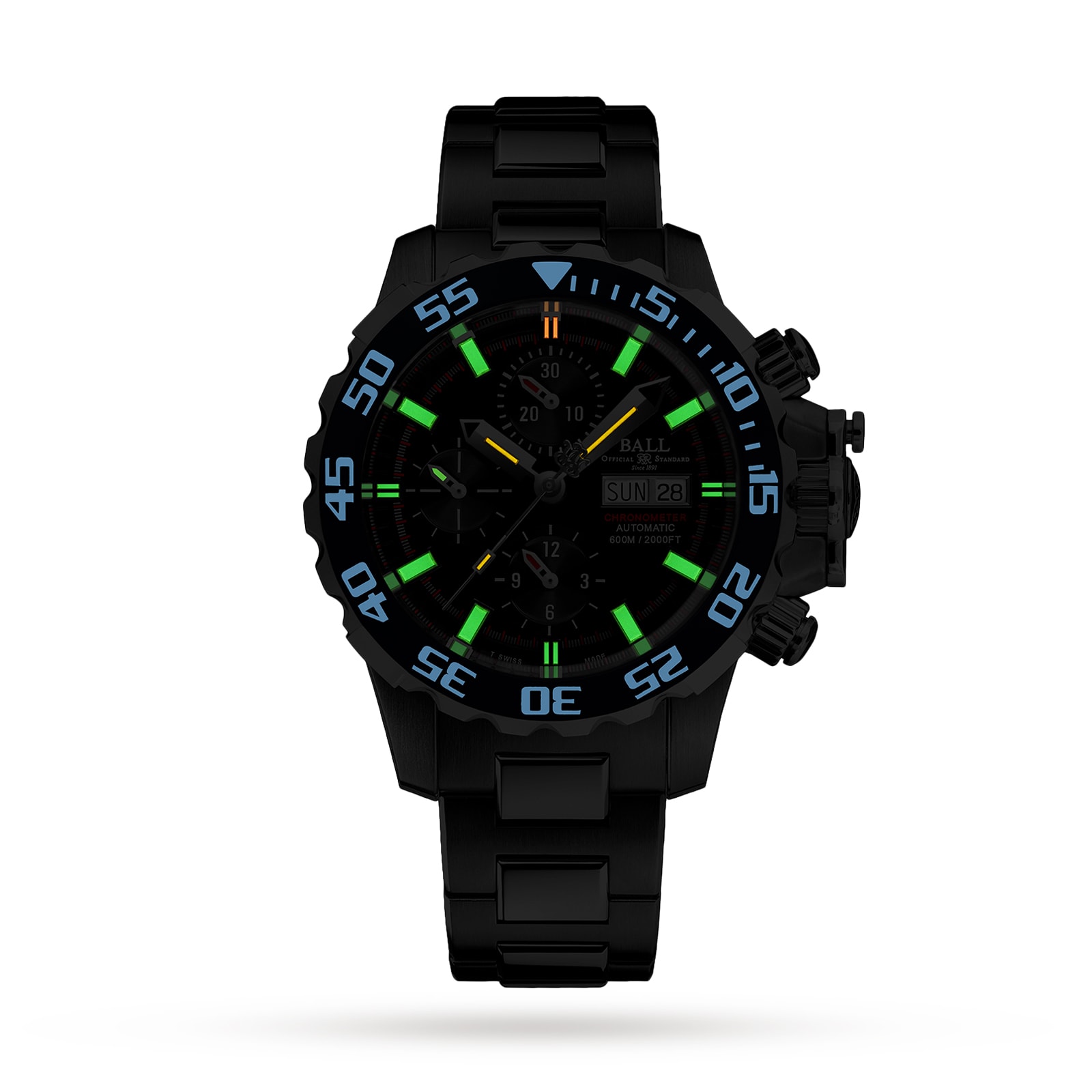 BALL Engineer Hydrocarbon DC3226A-S4C-BK | 42mm Titanium Automatic Watch - Image 4