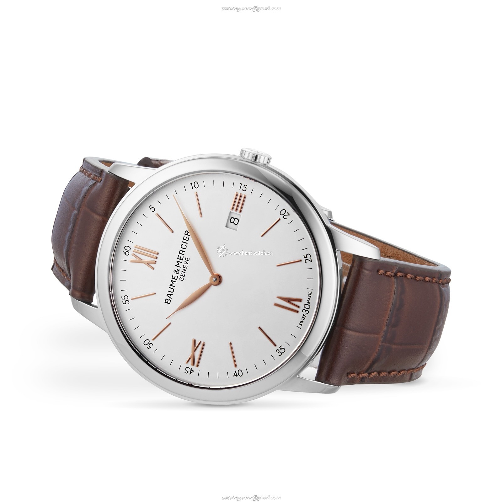 Baume & Mercier Classima BM0A10415 - 42mm Stainless Steel Silver Dial Quartz Watch - Image 2