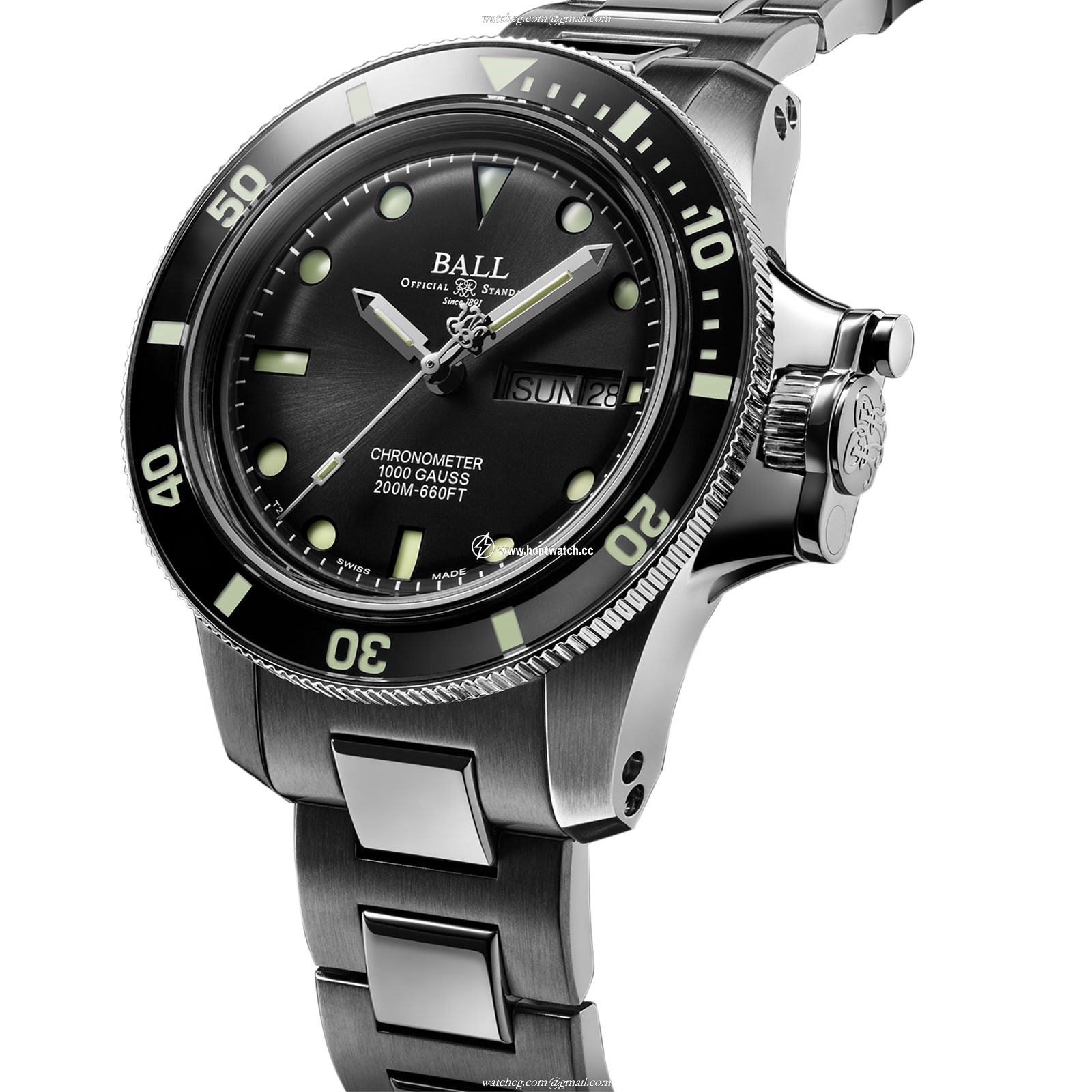 BALL Engineer Hydrocarbon DM2118B-SCJ-BK | 40mm Automatic Black Watch - Image 2