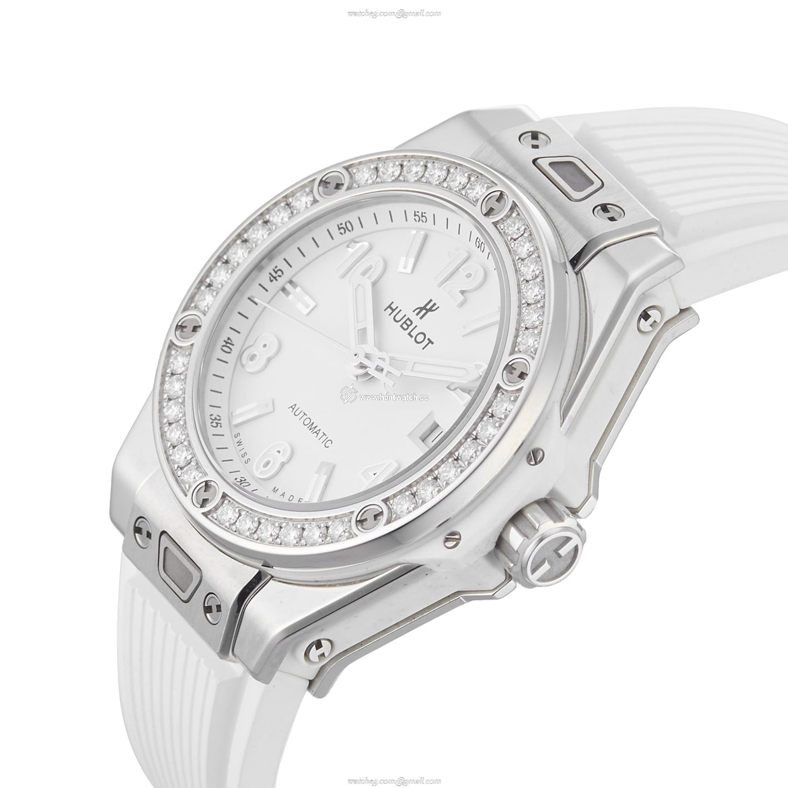 Hublot Big Bang 1589008 - 33mm Stainless Steel Automatic Watch - White Dial - Image 2