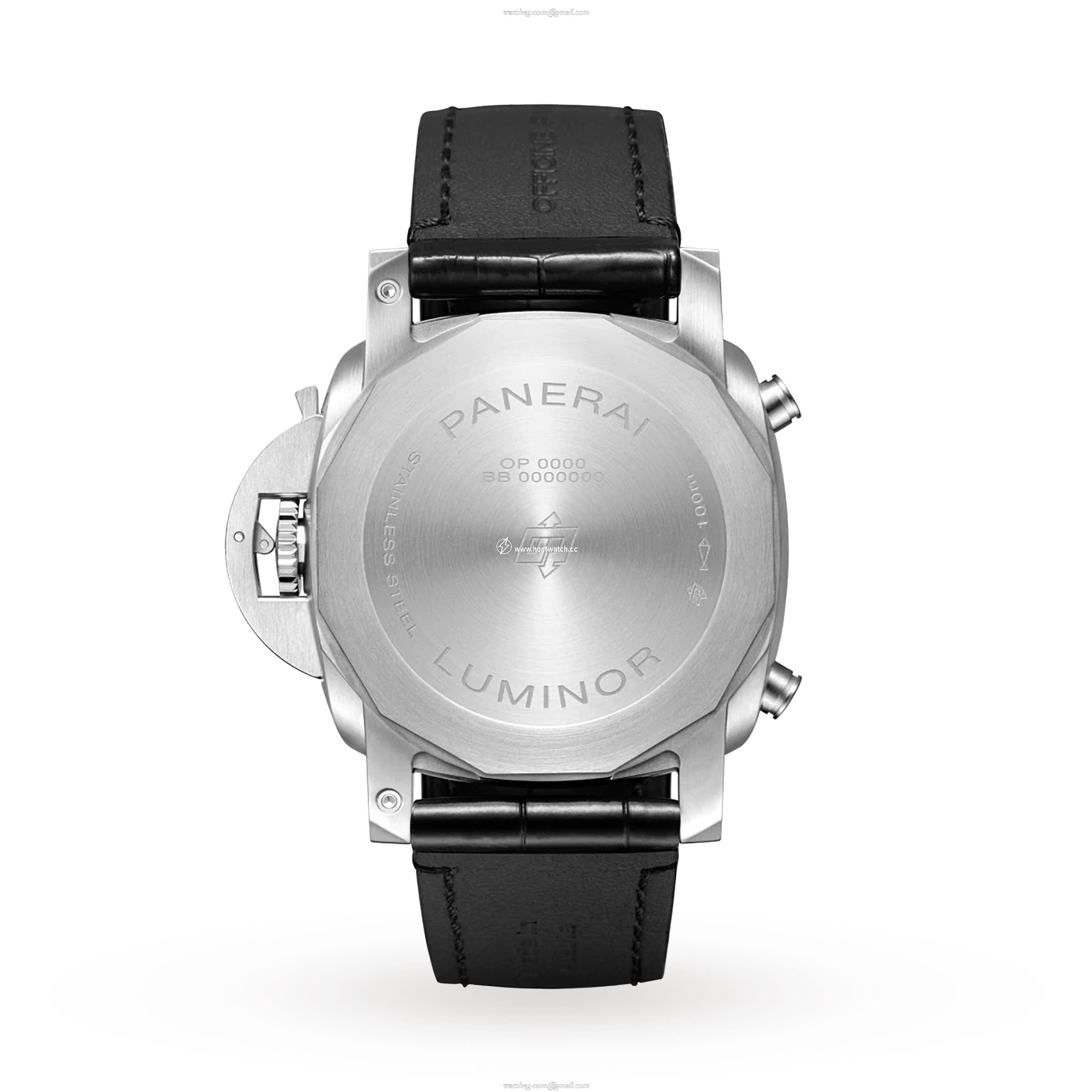 Panerai Luminor PAM01109 Automatic Chronograph - 44mm Stainless Steel Black Dial - Image 2