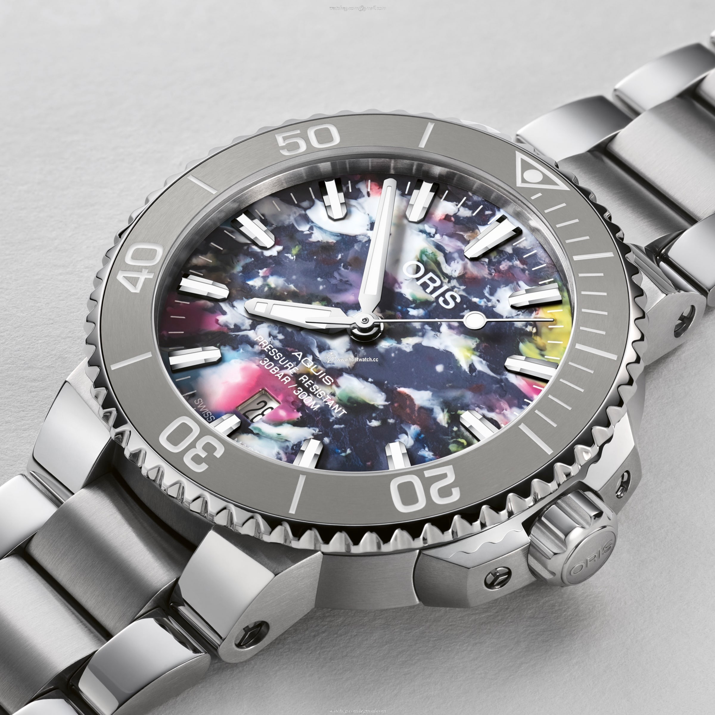Oris Divers Aquis Date Upcycle - 41.5mm Stainless Steel Automatic Watch - Image 2