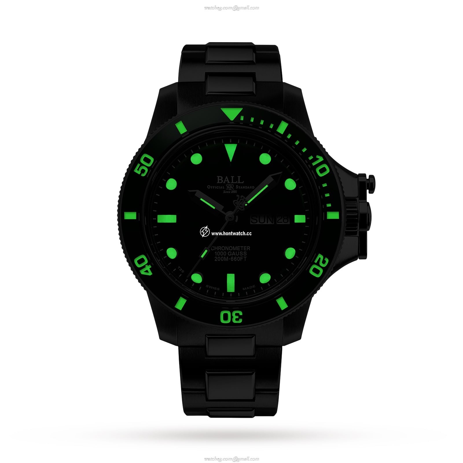 BALL Engineer Hydrocarbon DM2218B-S2CJ-GR Automatic Green Watch - 43mm - Image 2