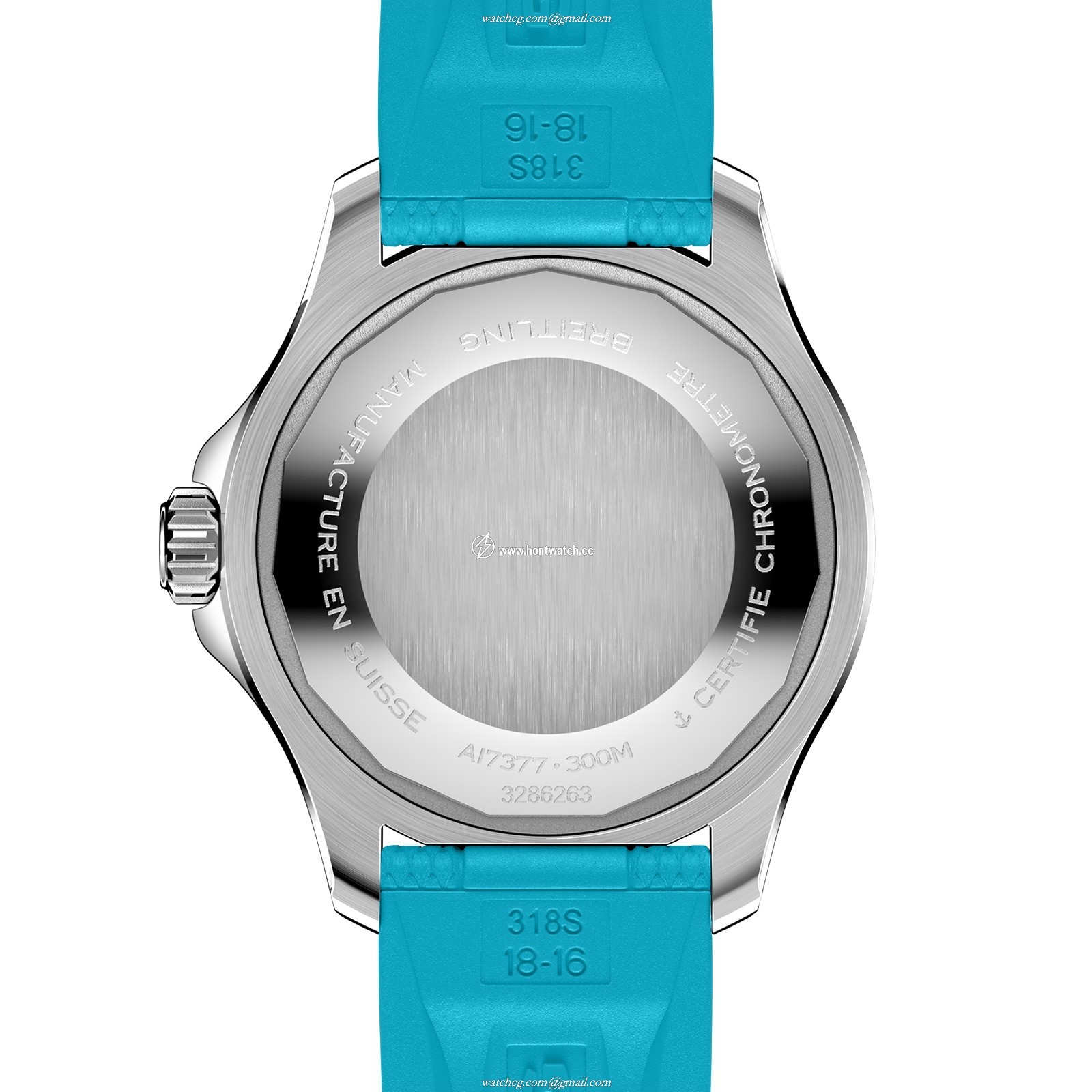 Breitling Superocean 36mm Automatic Turquoise Watch - Stainless Steel - Image 2