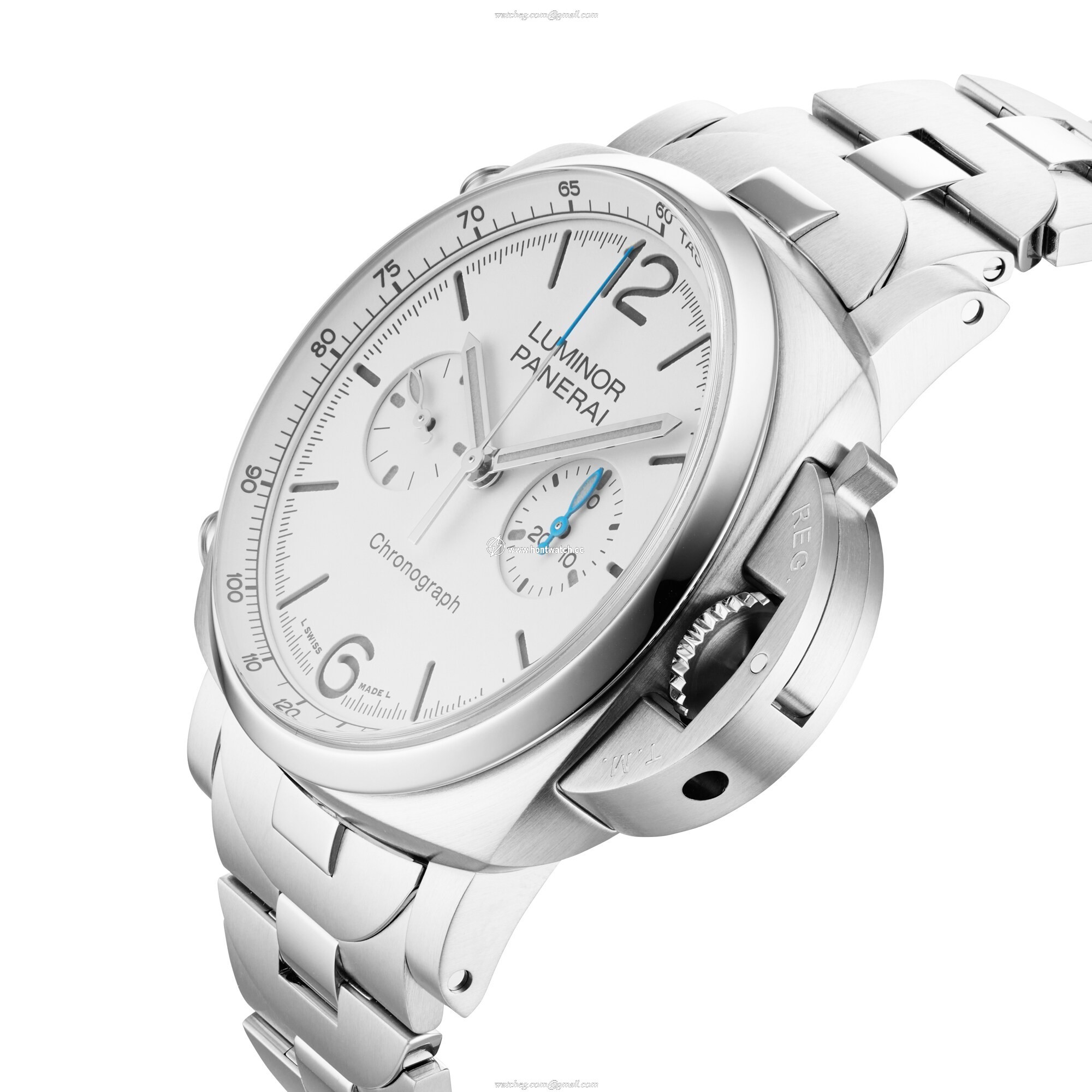 Panerai Luminor PAM01548 Automatic Watch - 44mm Stainless Steel - White Dial - Image 2
