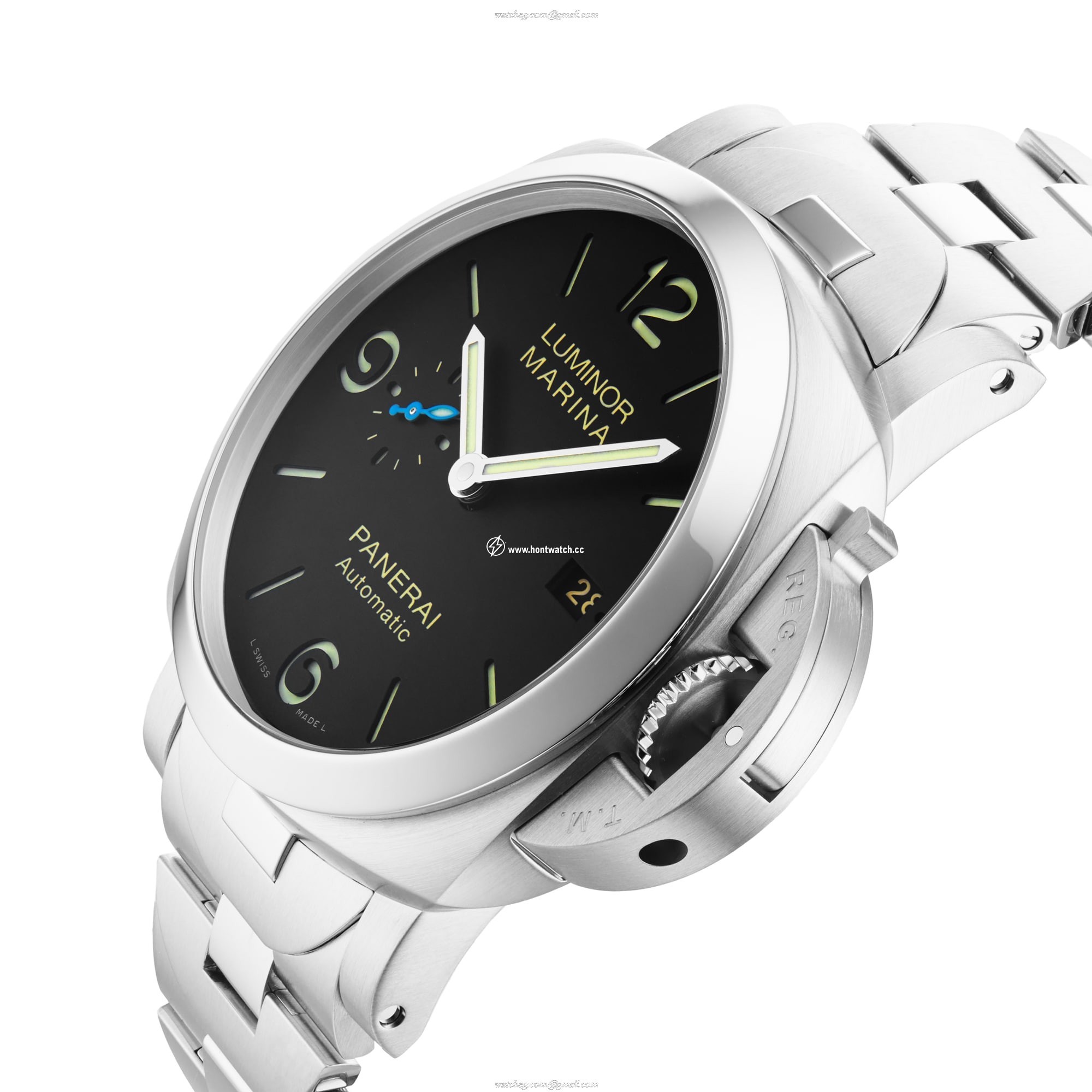 Panerai Luminor PAM01562 Automatic Watch - 44mm Black Dial | Stainless Steel - Image 2