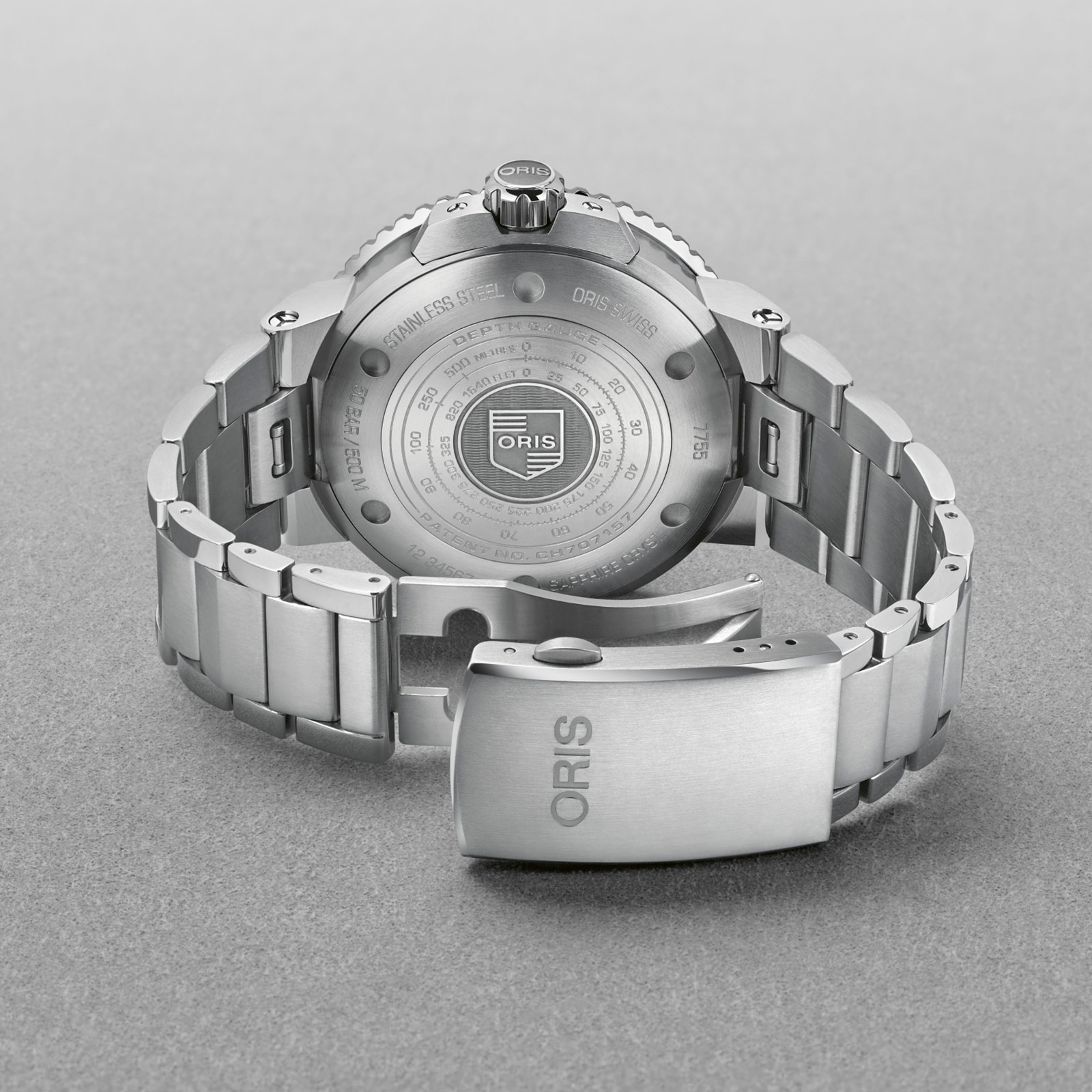 Oris Aquis Depth Gauge Automatic Black Dial - 45.5mm Ceramic & Steel - Image 3