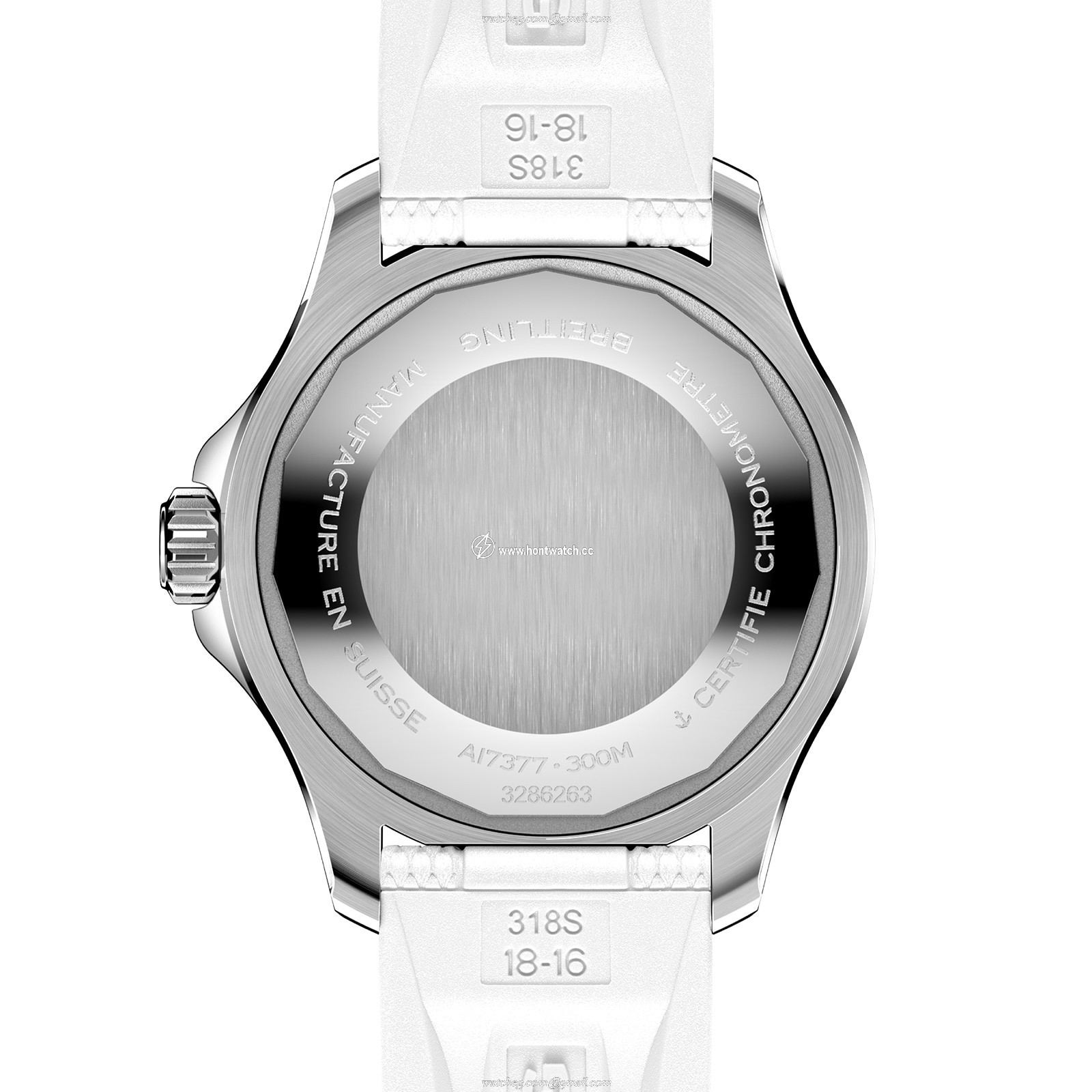 Breitling Superocean 36mm Automatic White Dial - Stainless Steel & Rubber - Image 2