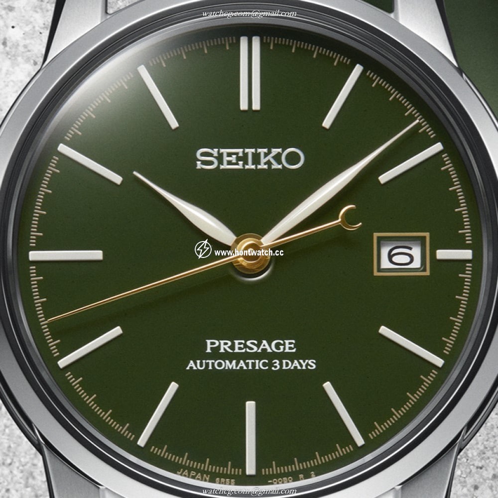 Seiko Presage SPB407J1 Automatic Green Dial - Stainless Steel Watch - Image 2