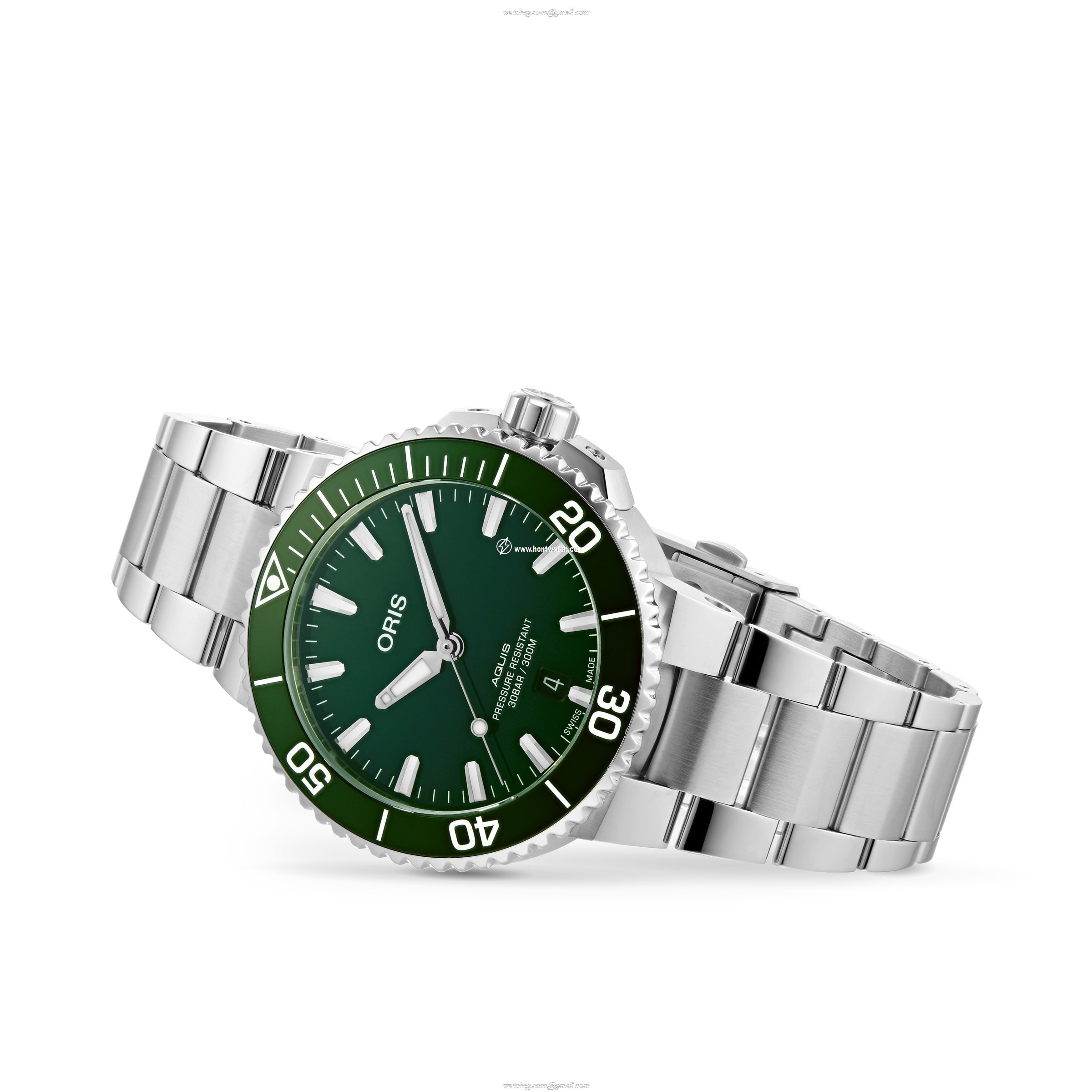 Oris Aquis Date Automatic Diving Watch - 41mm Stainless Steel - 300m Water Resistant - Image 2