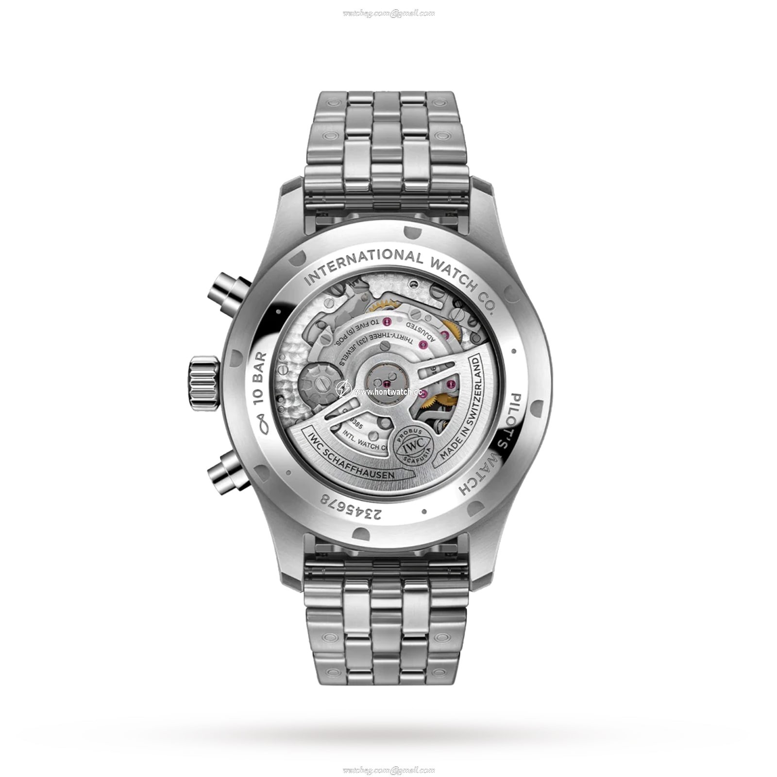 IWC Pilot IW378002 Automatic Watch - 43mm Stainless Steel - Black Dial - Image 2